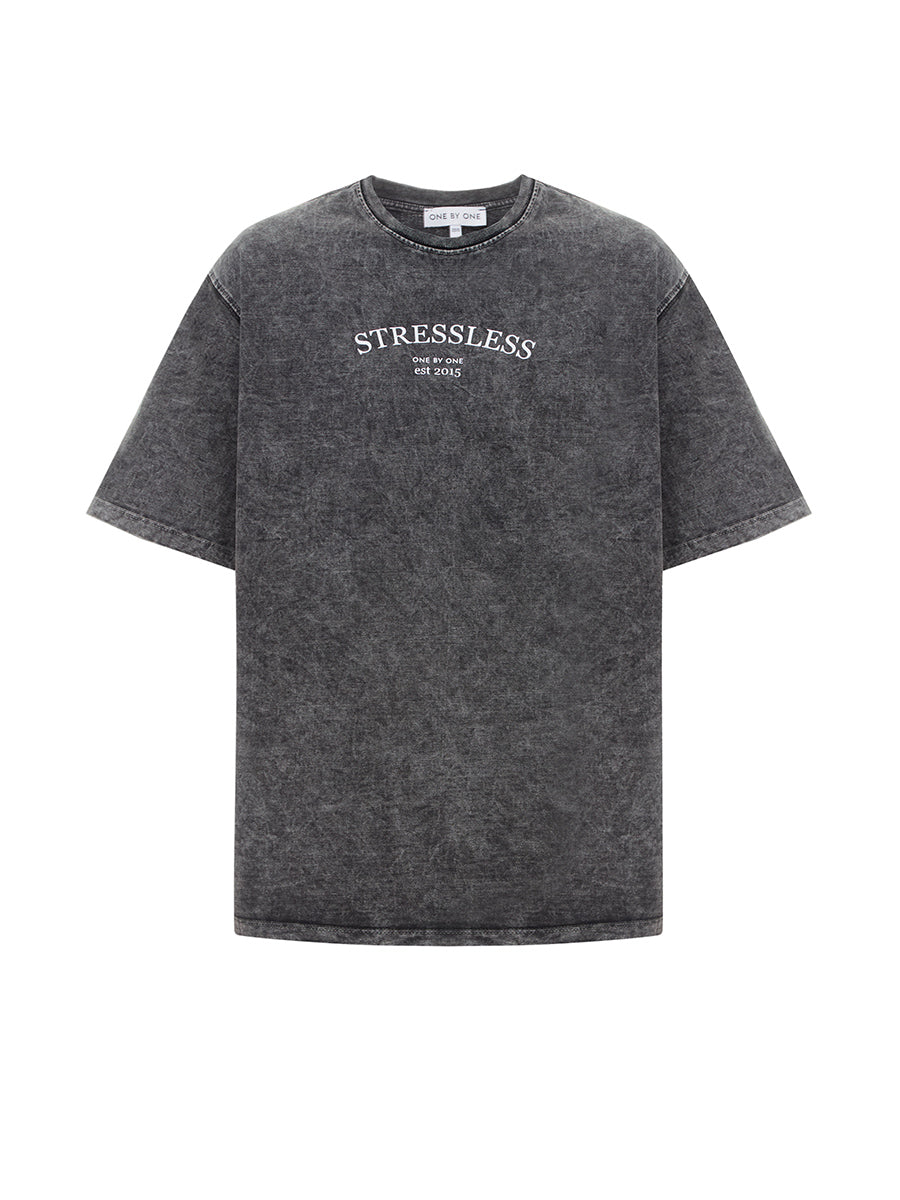 Stressless oversize dark gray t-shirt