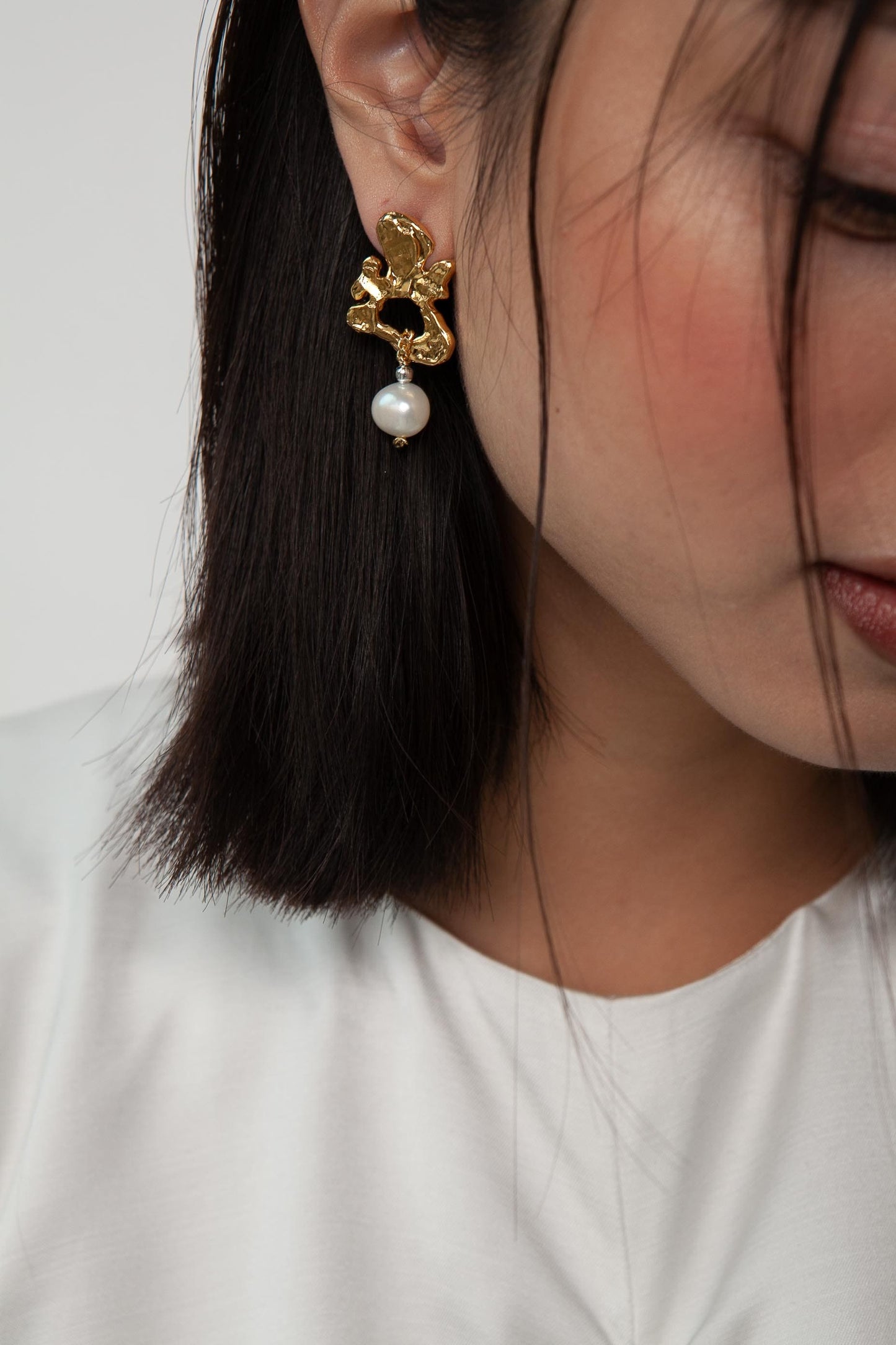Earrings Rosa Pearl