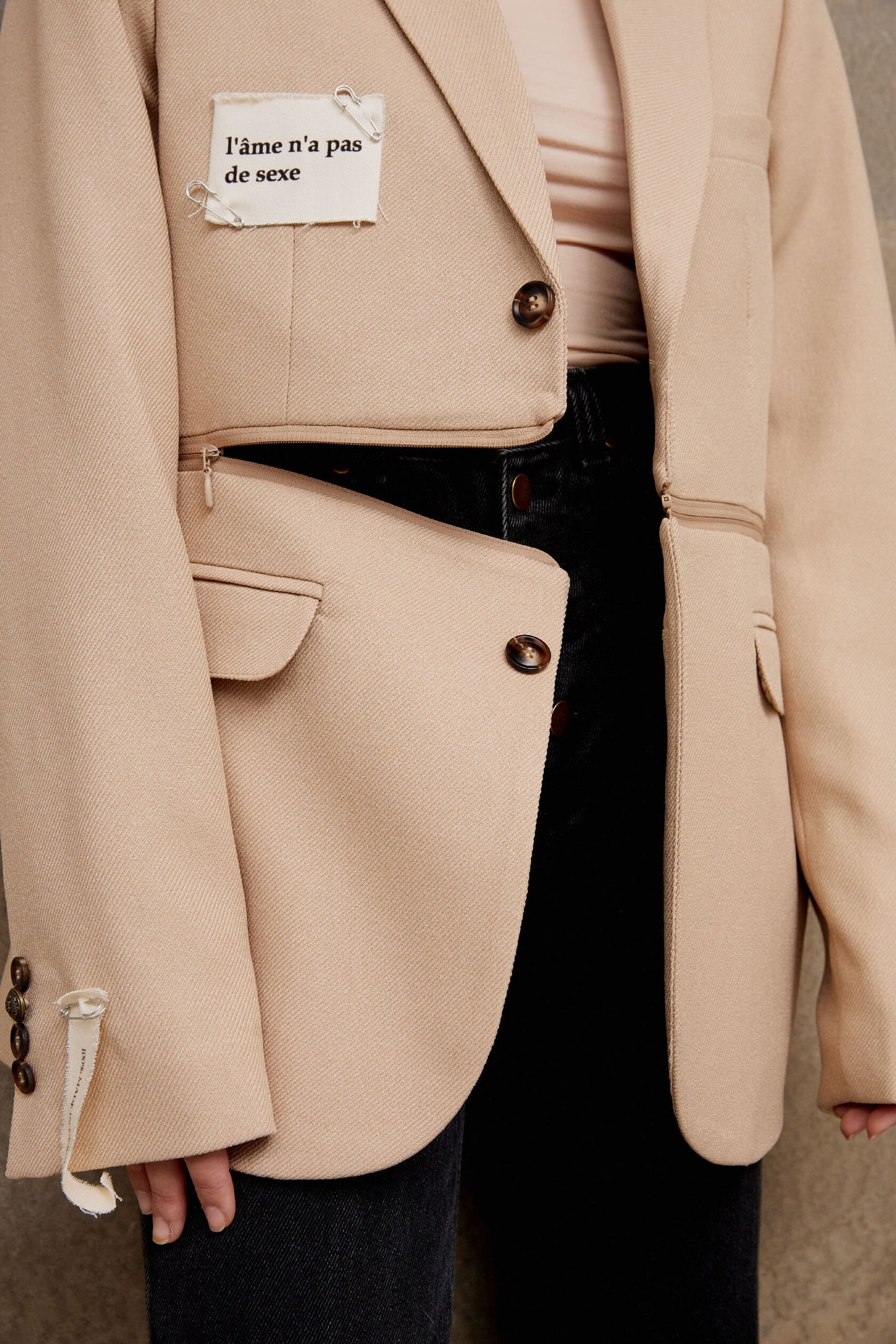 Jacket Transformer Beige