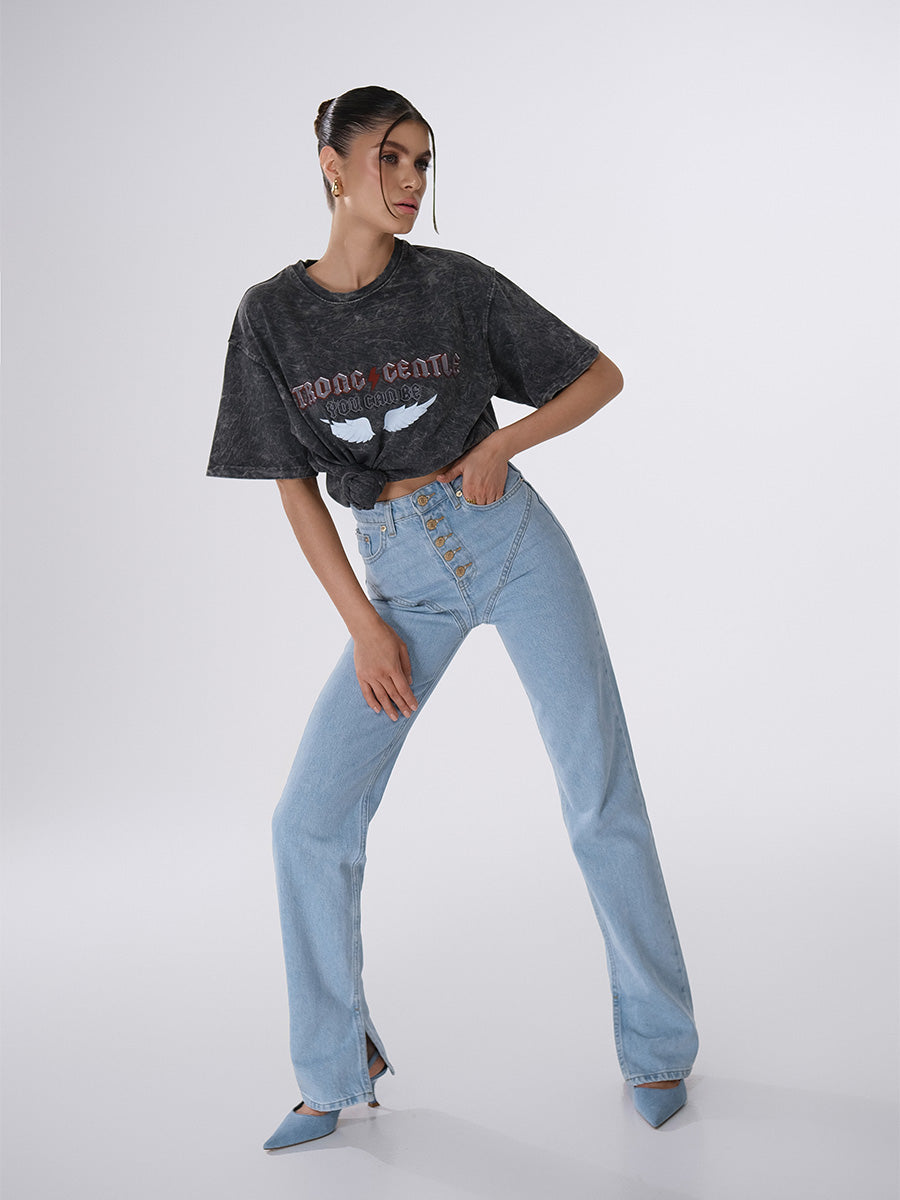 T-shirt Strong gentle