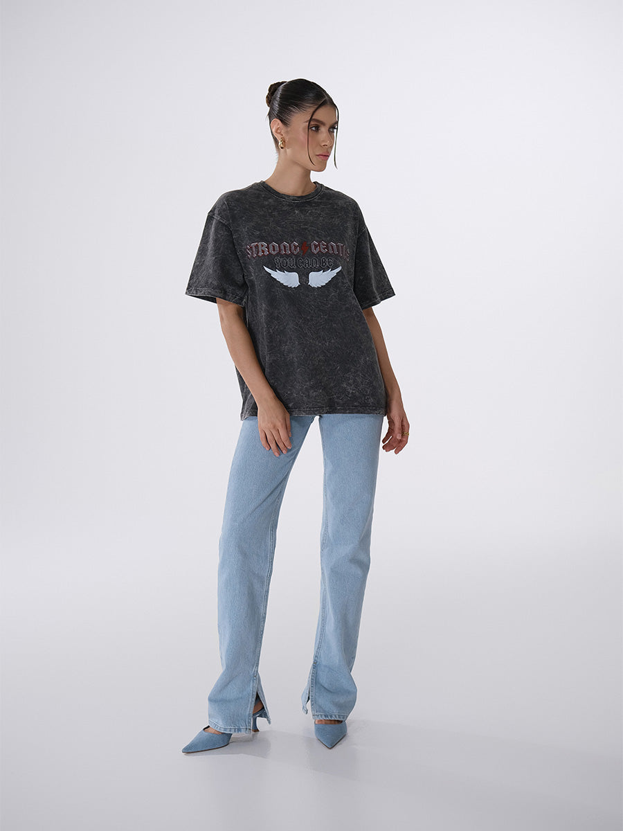 T-shirt Strong gentle