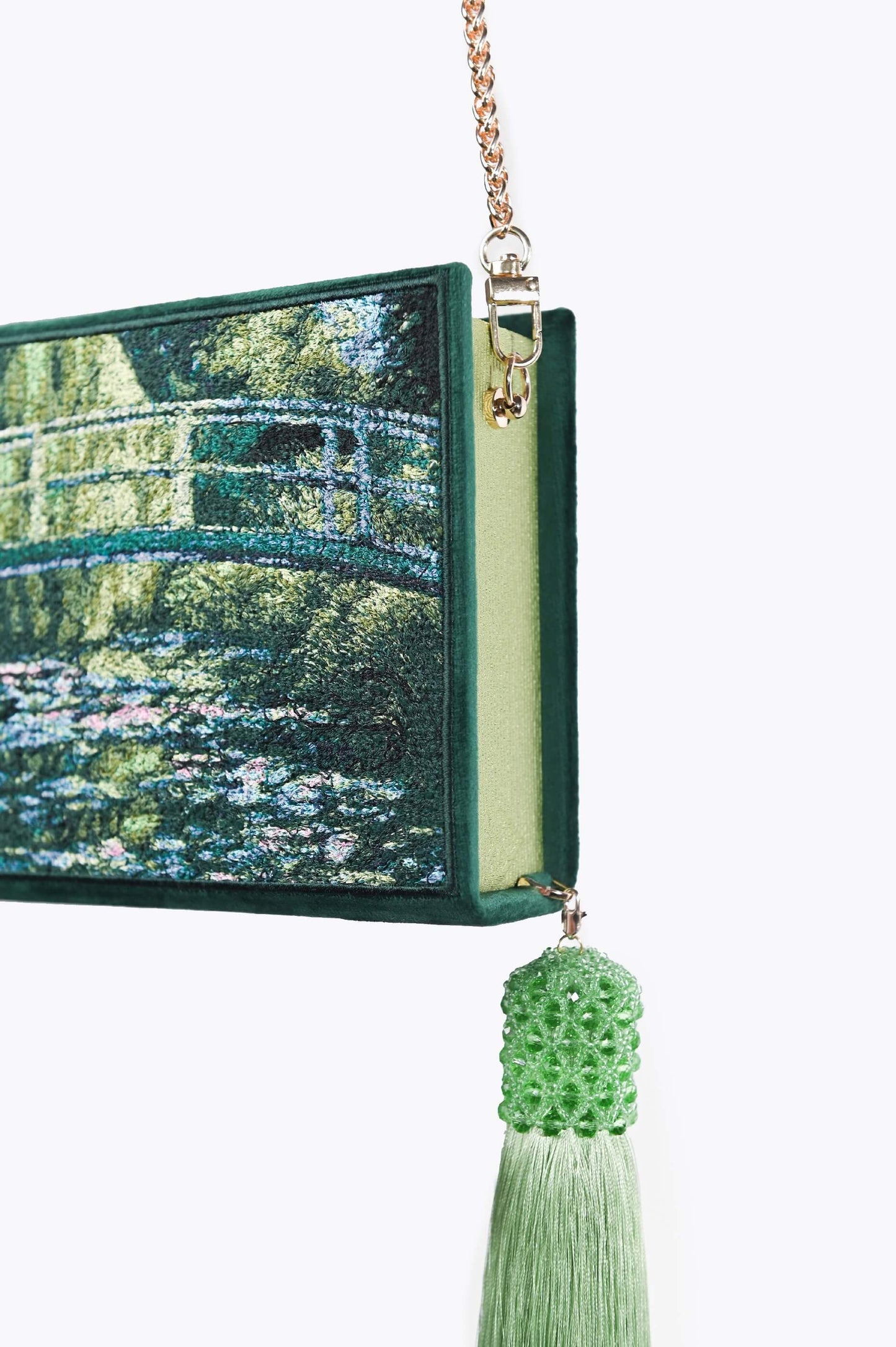 Embroidered clutch Monet