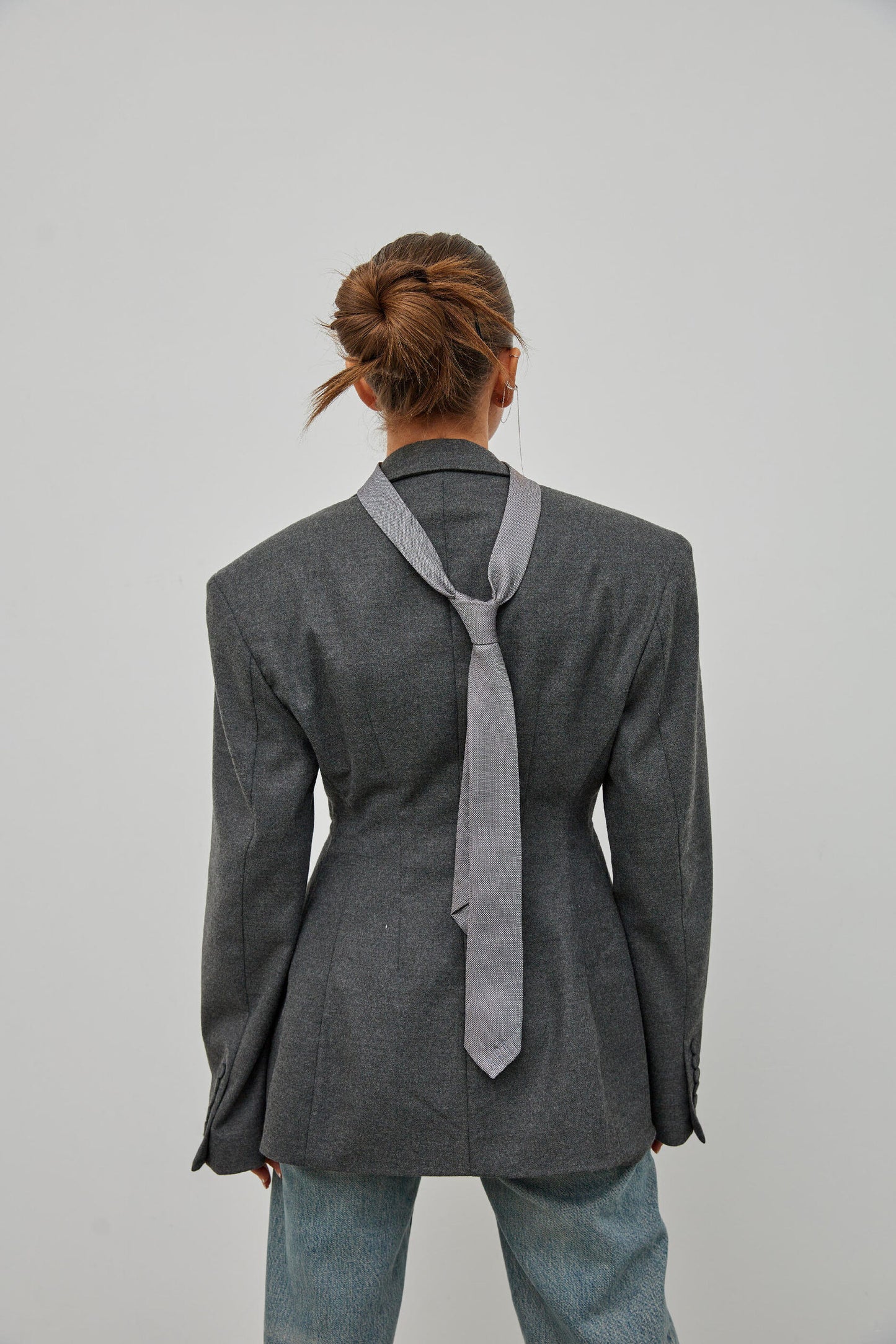 Grey fitted jacket