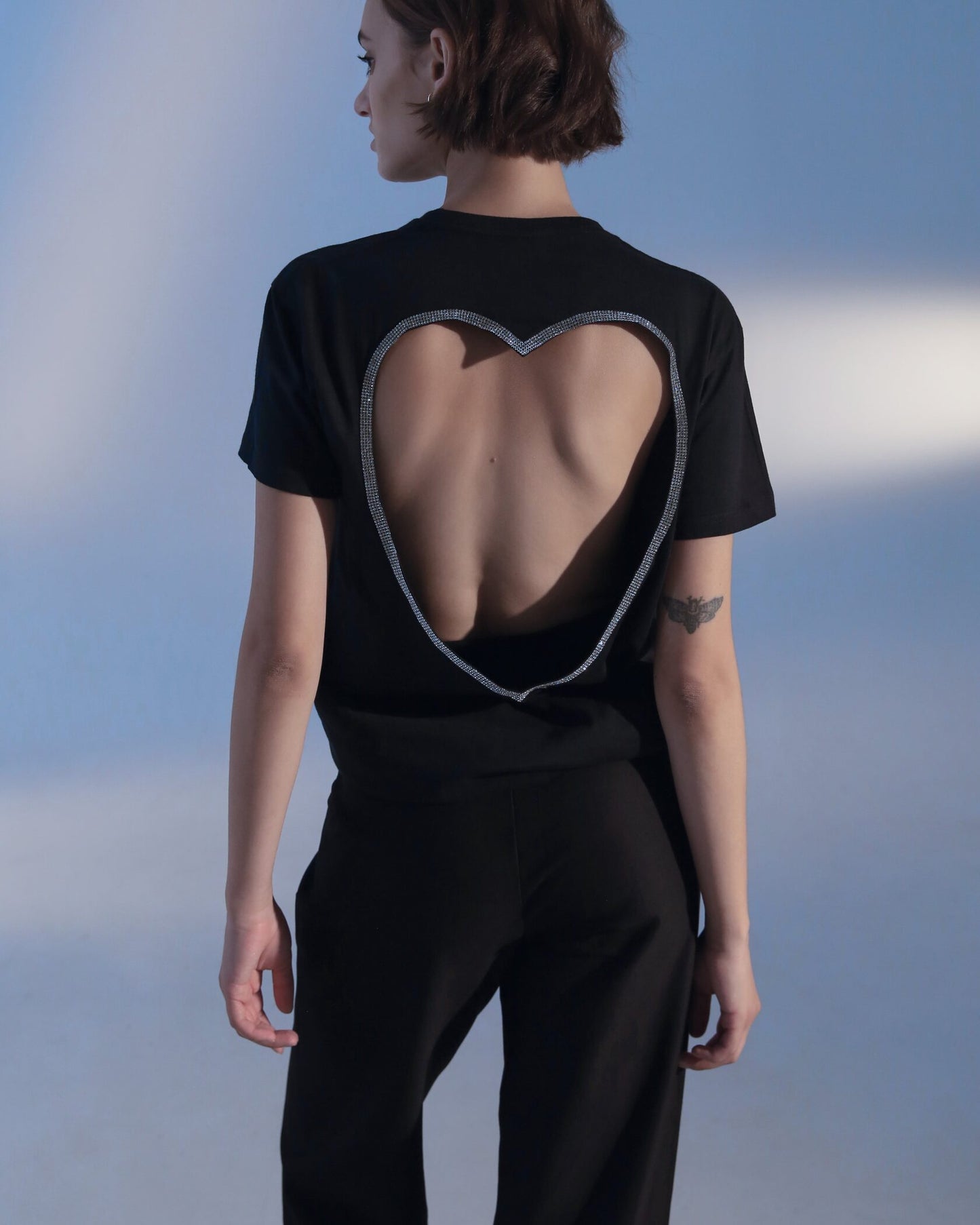 T-shirt with heart decor