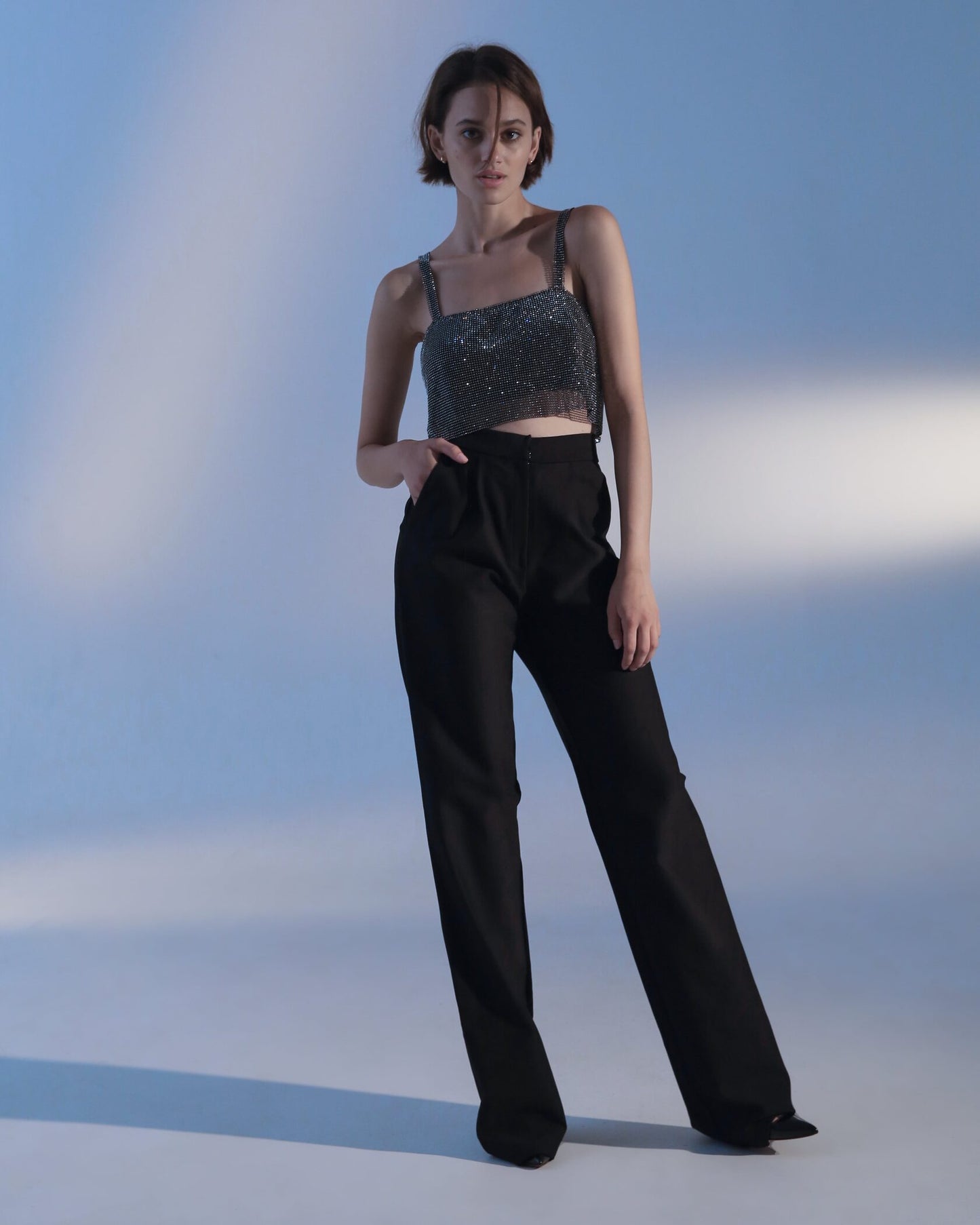 Metal chainmail top