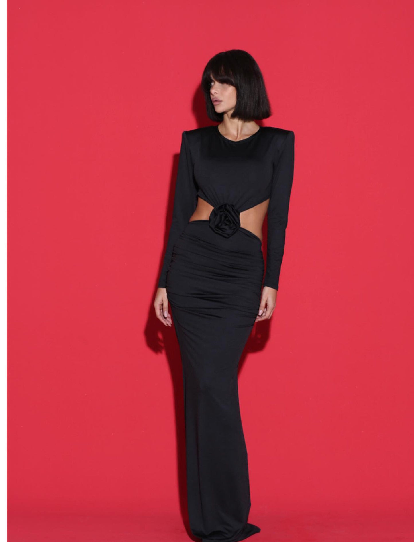 Dress with a flower