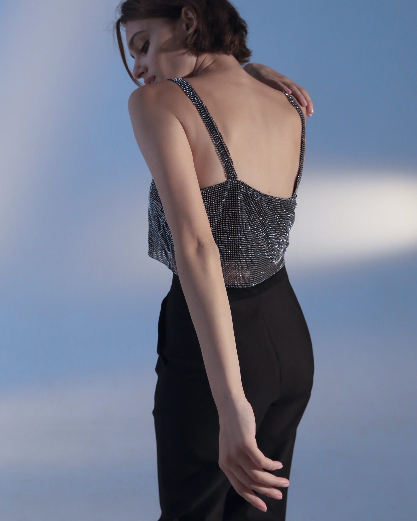 Metal chainmail top