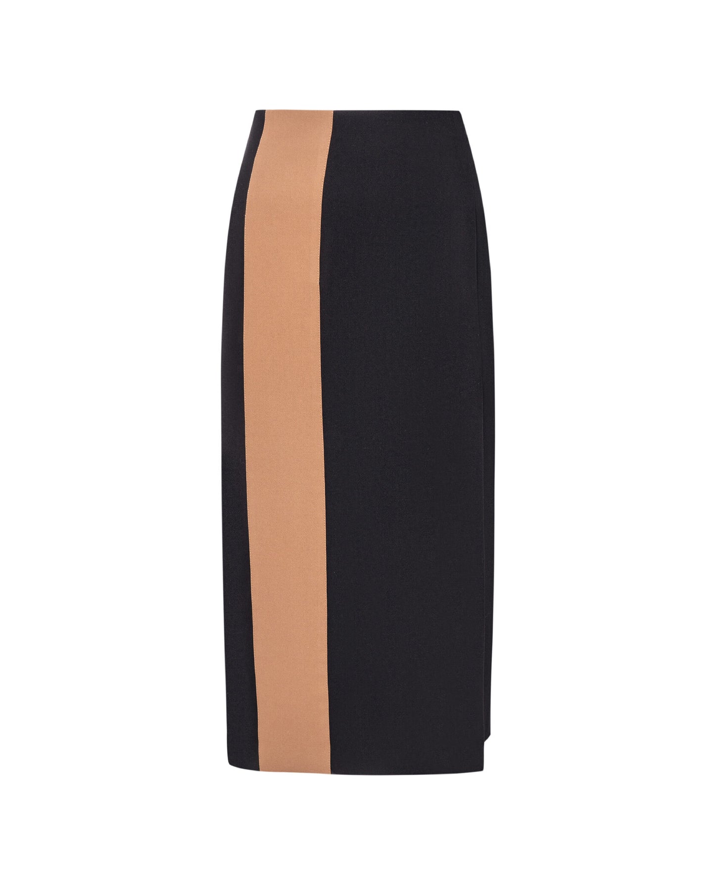 Black Umber Midi Skirt