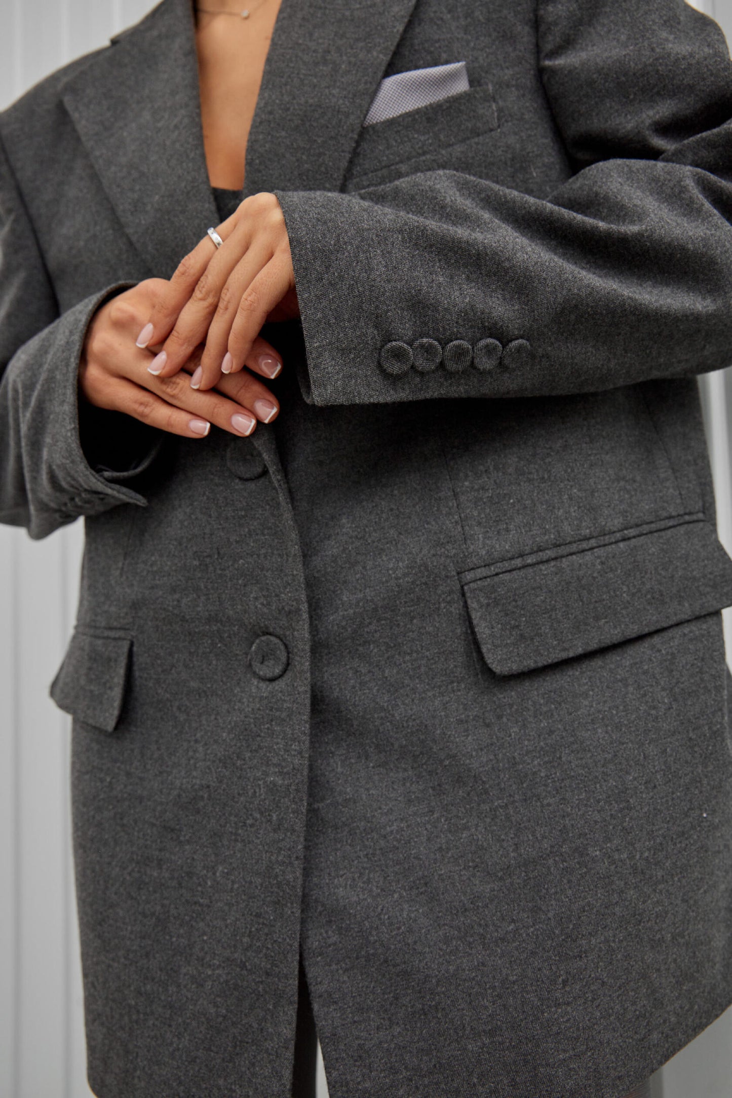 Boyfriend’s Jacket Grey