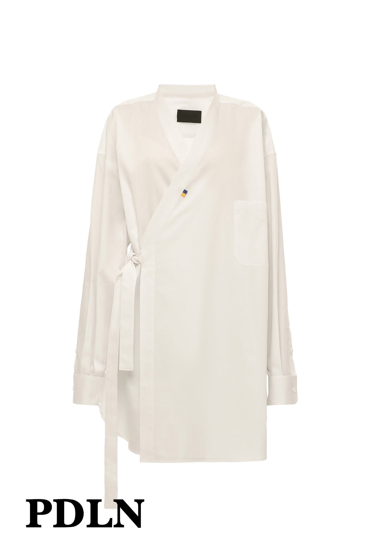 Unisex oversized cotton kimono-shirt