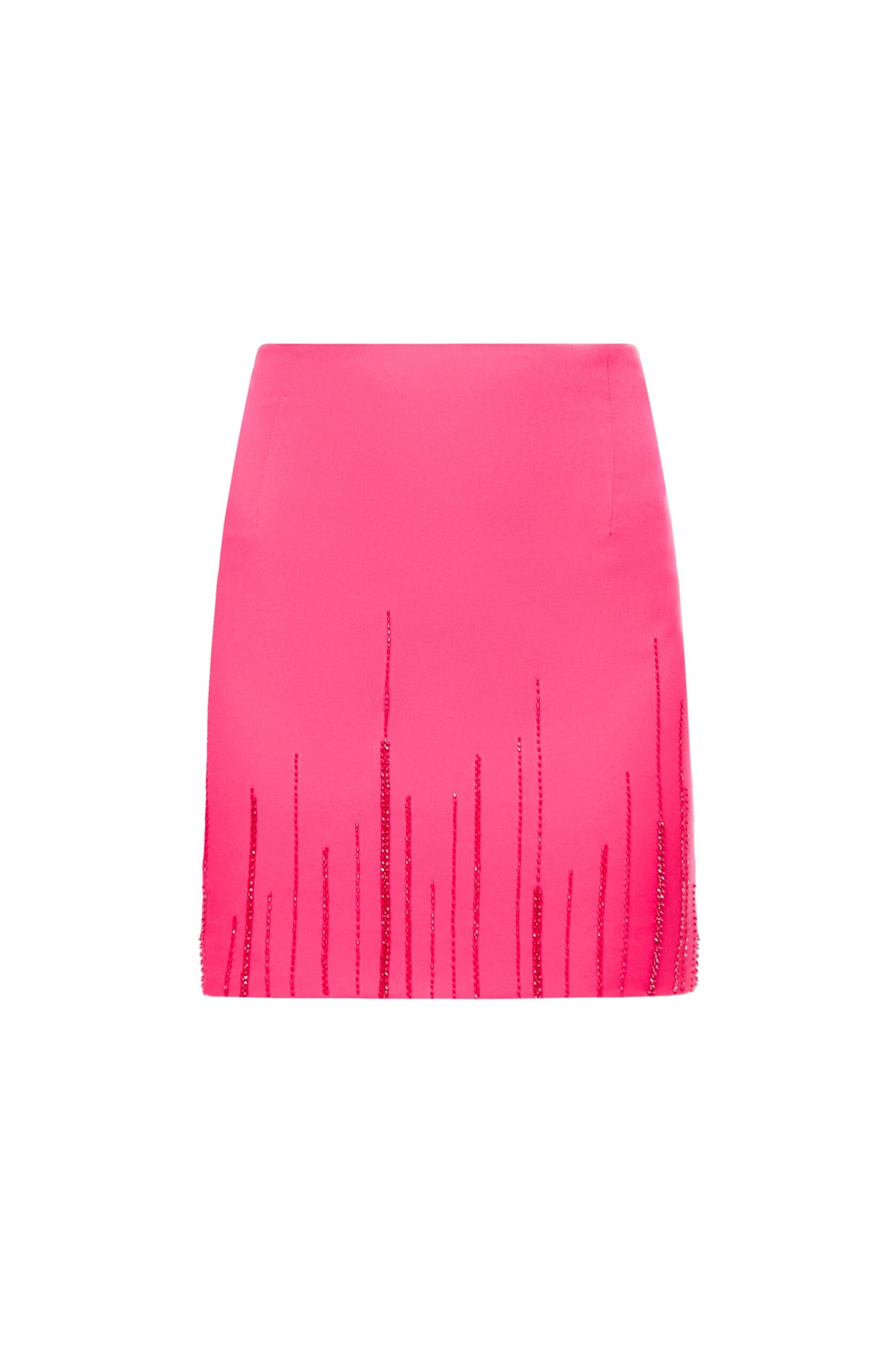 Mini skirt with decoration