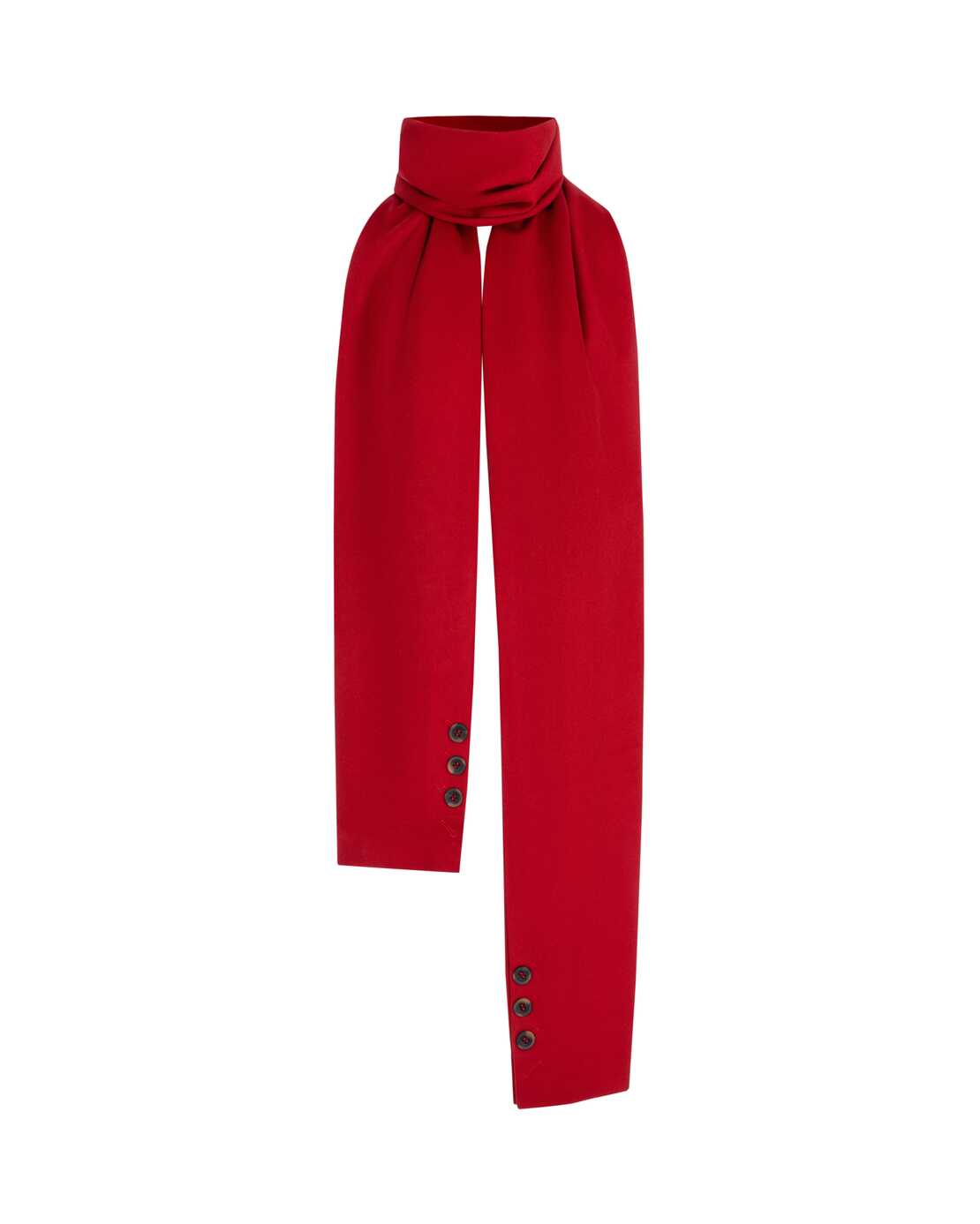 Scarf-sleeve Red