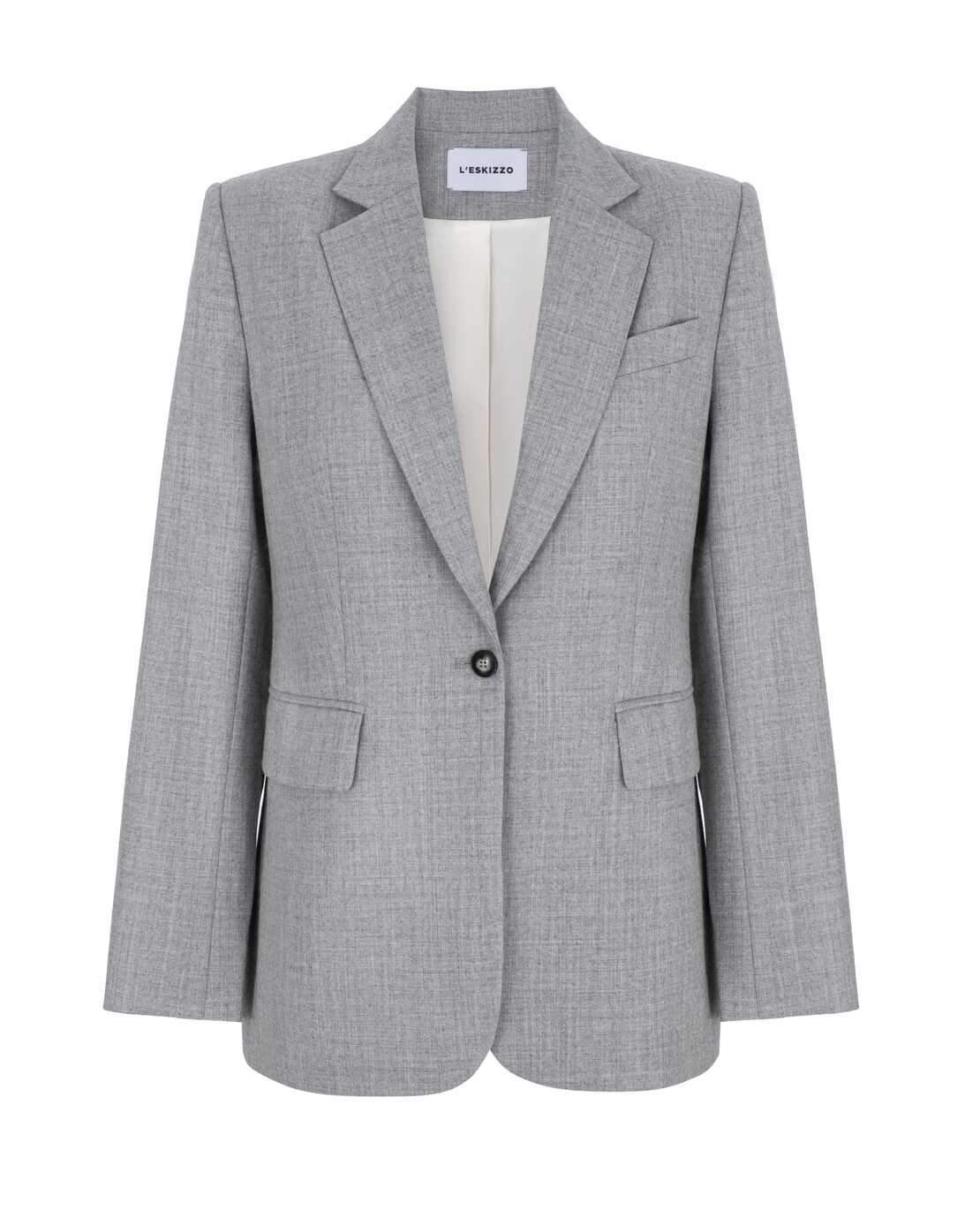 Single-breatsed jacket Monreal Grey