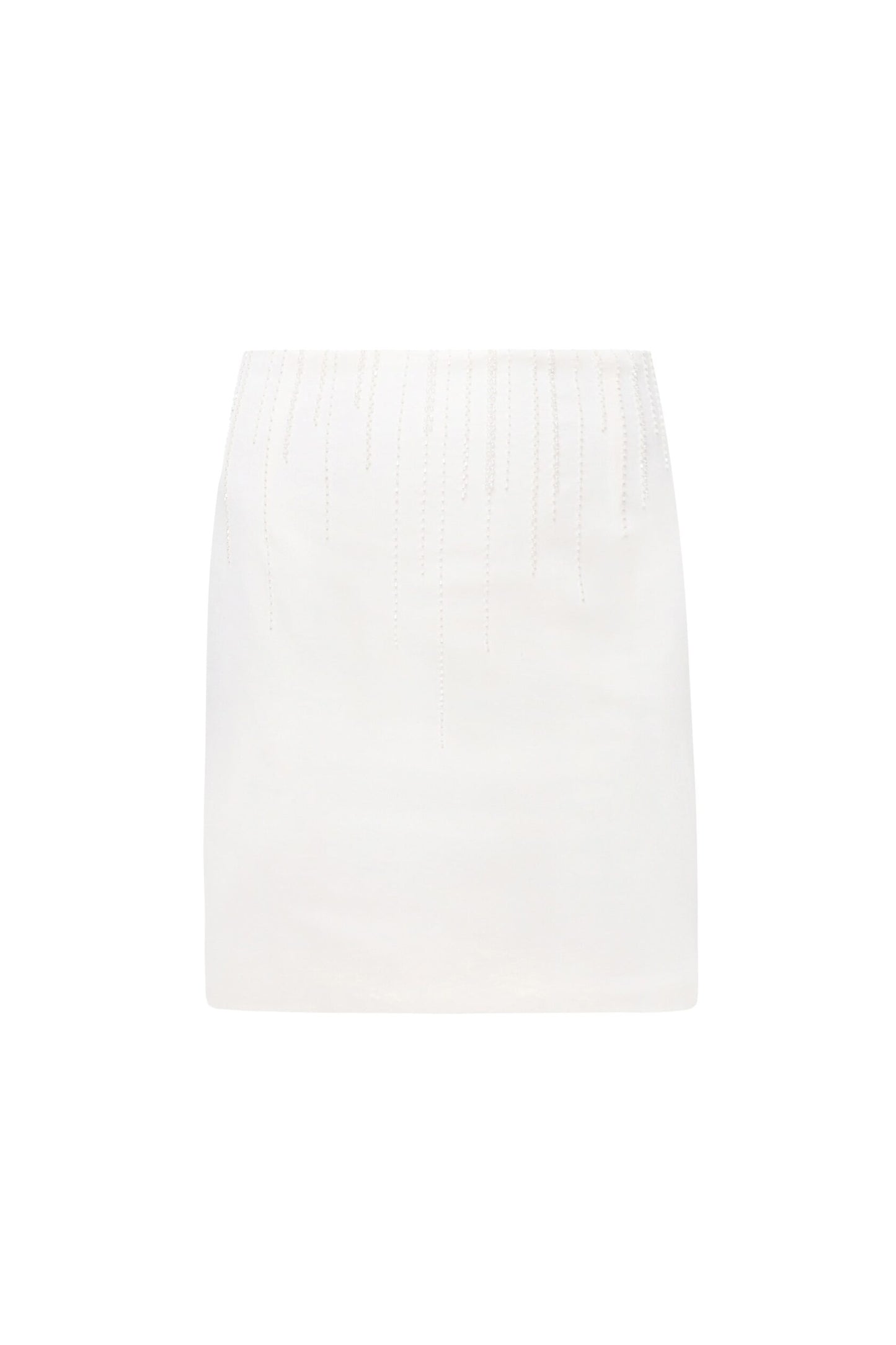 Mini skirt with decoration
