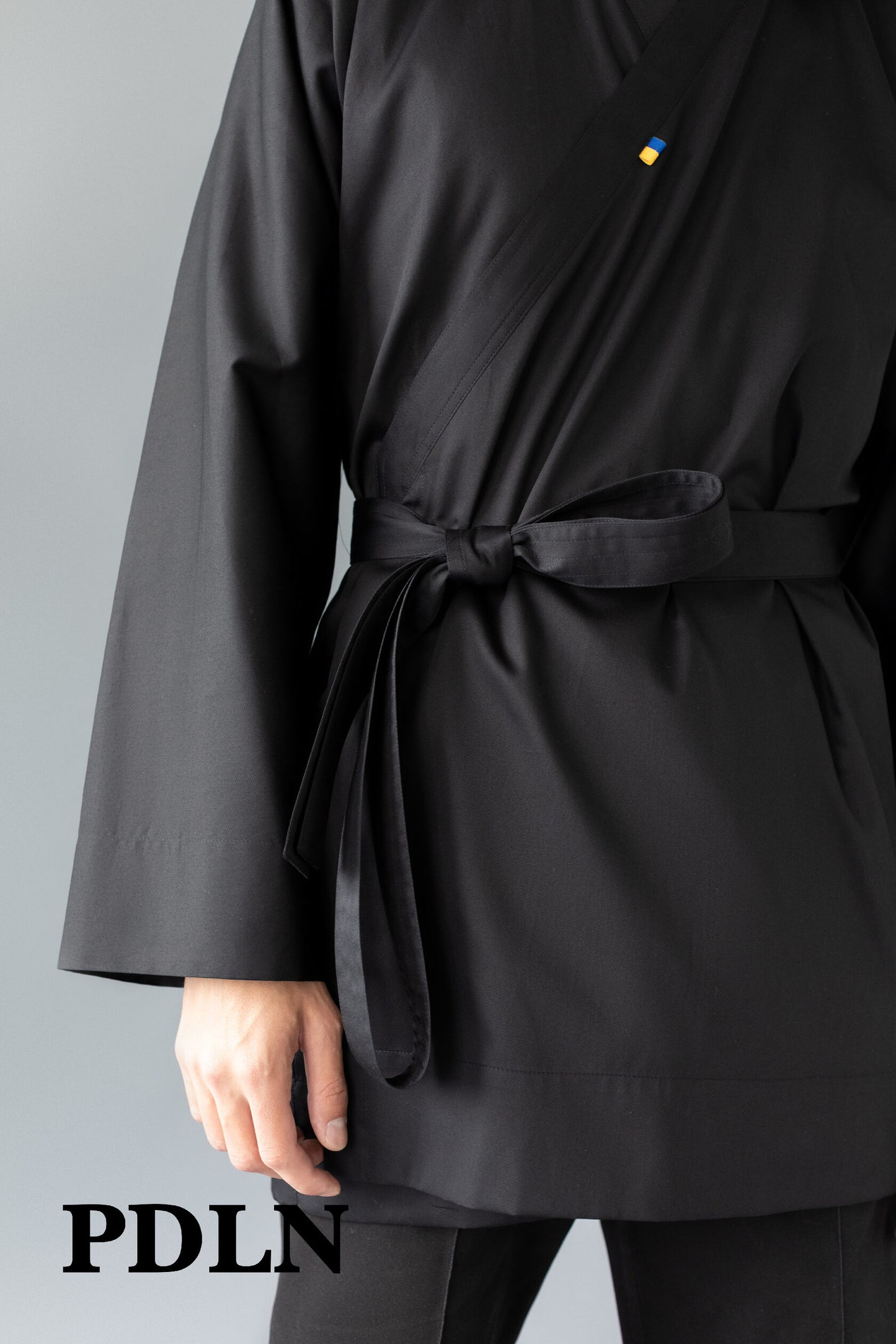 Unisex oversized cotton kimono-shirt