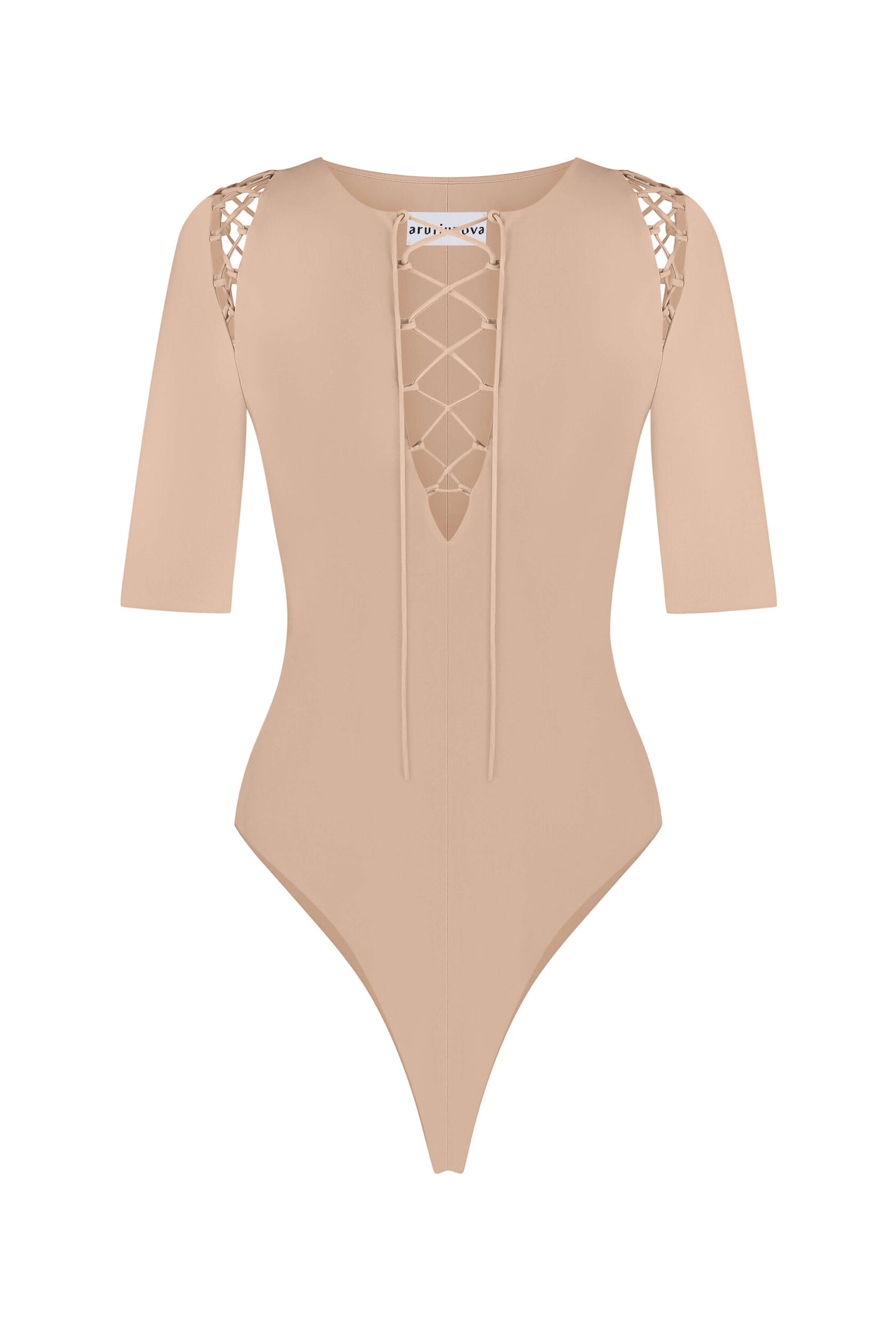 Drawstring fastening bodysuit