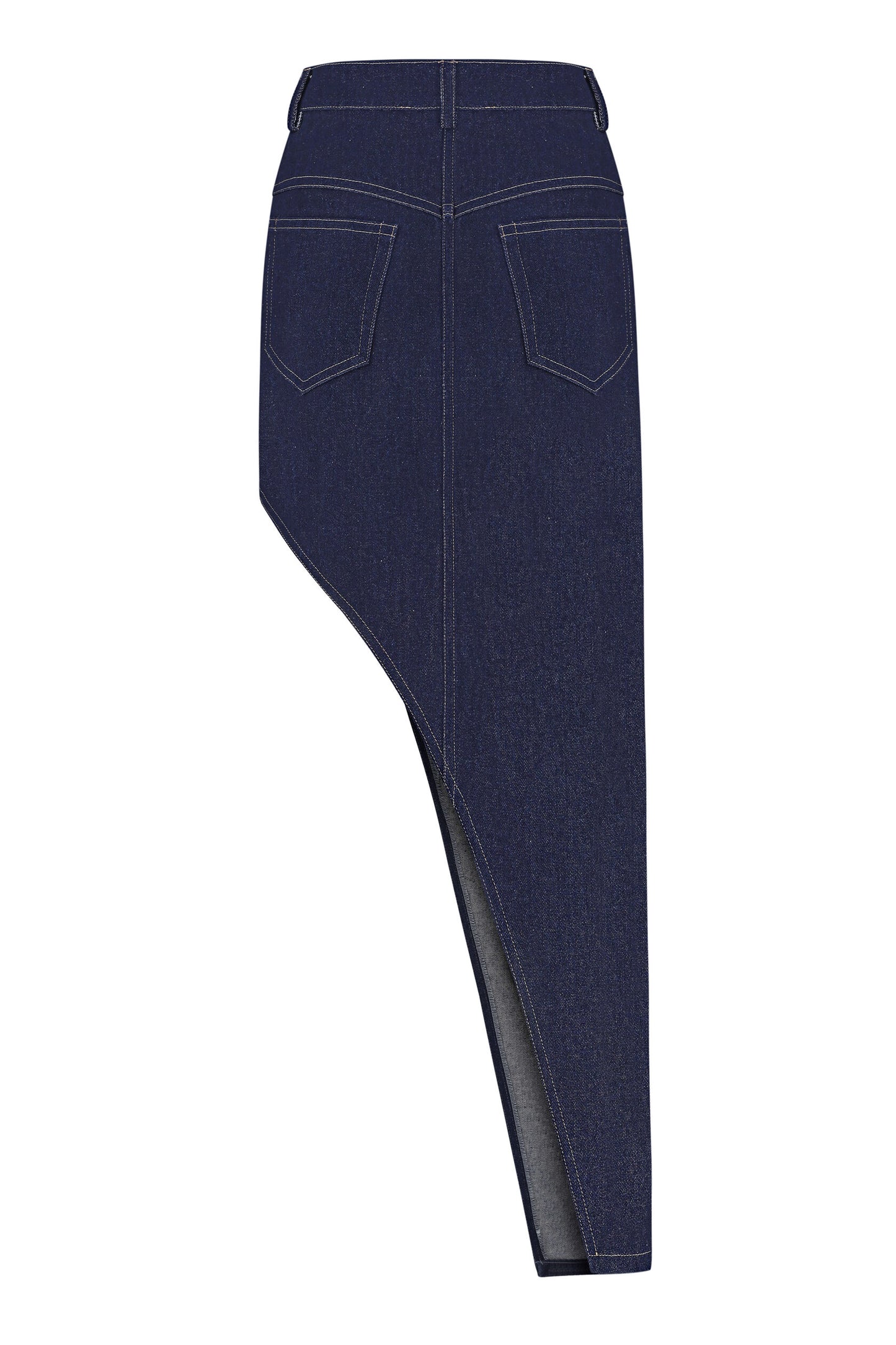 Front-slit maxi skirt