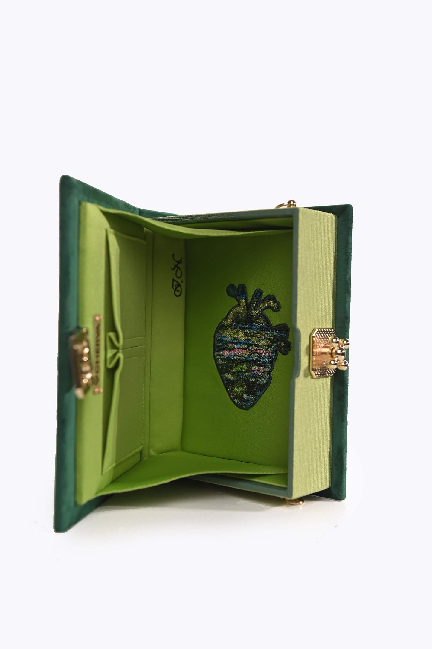 Embroidered clutch Monet