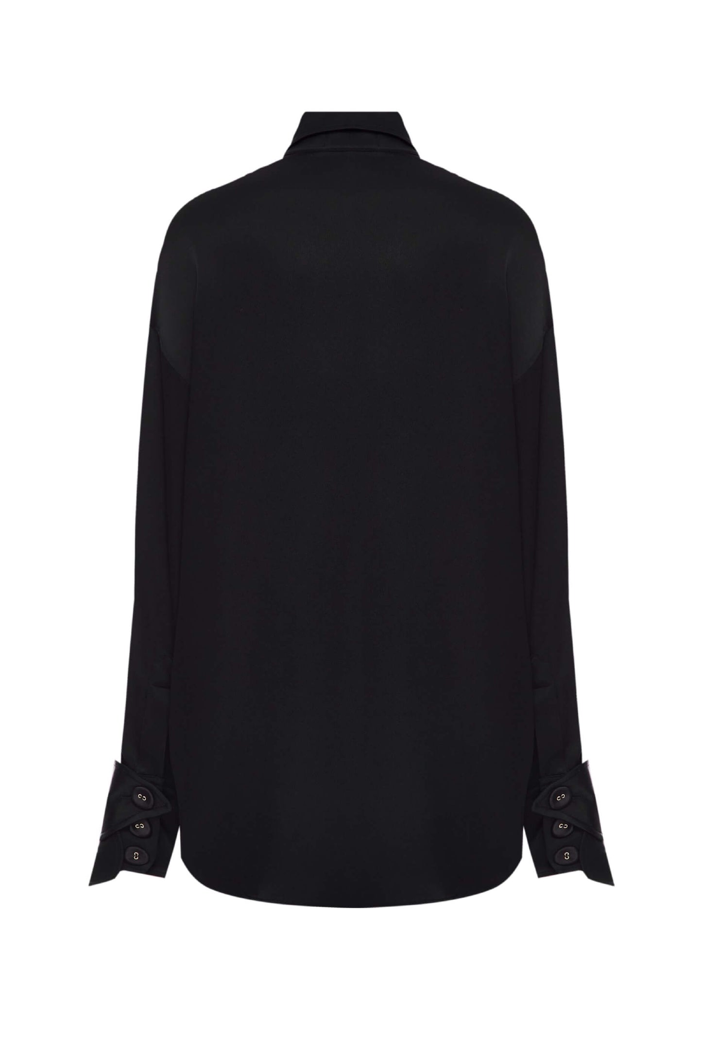 Macrame Shirt in Black