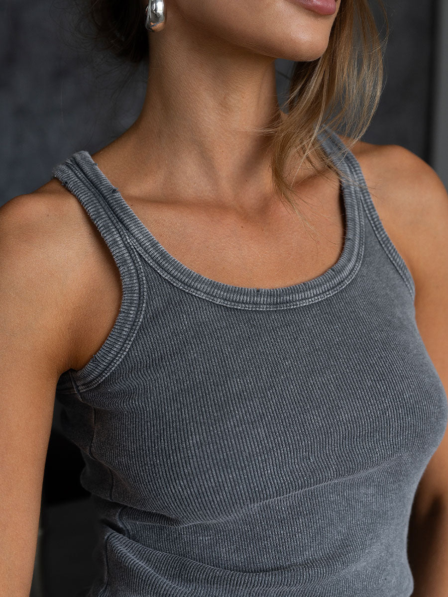 Gray color top
