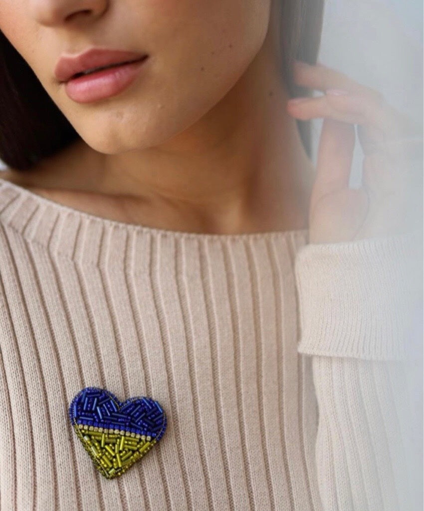 Brooch "Heart" PK-04-2