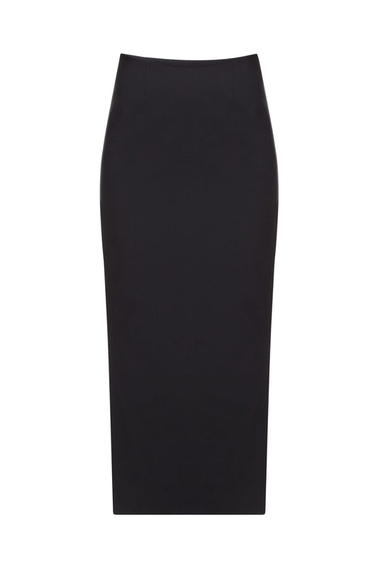 Split back midi skirt