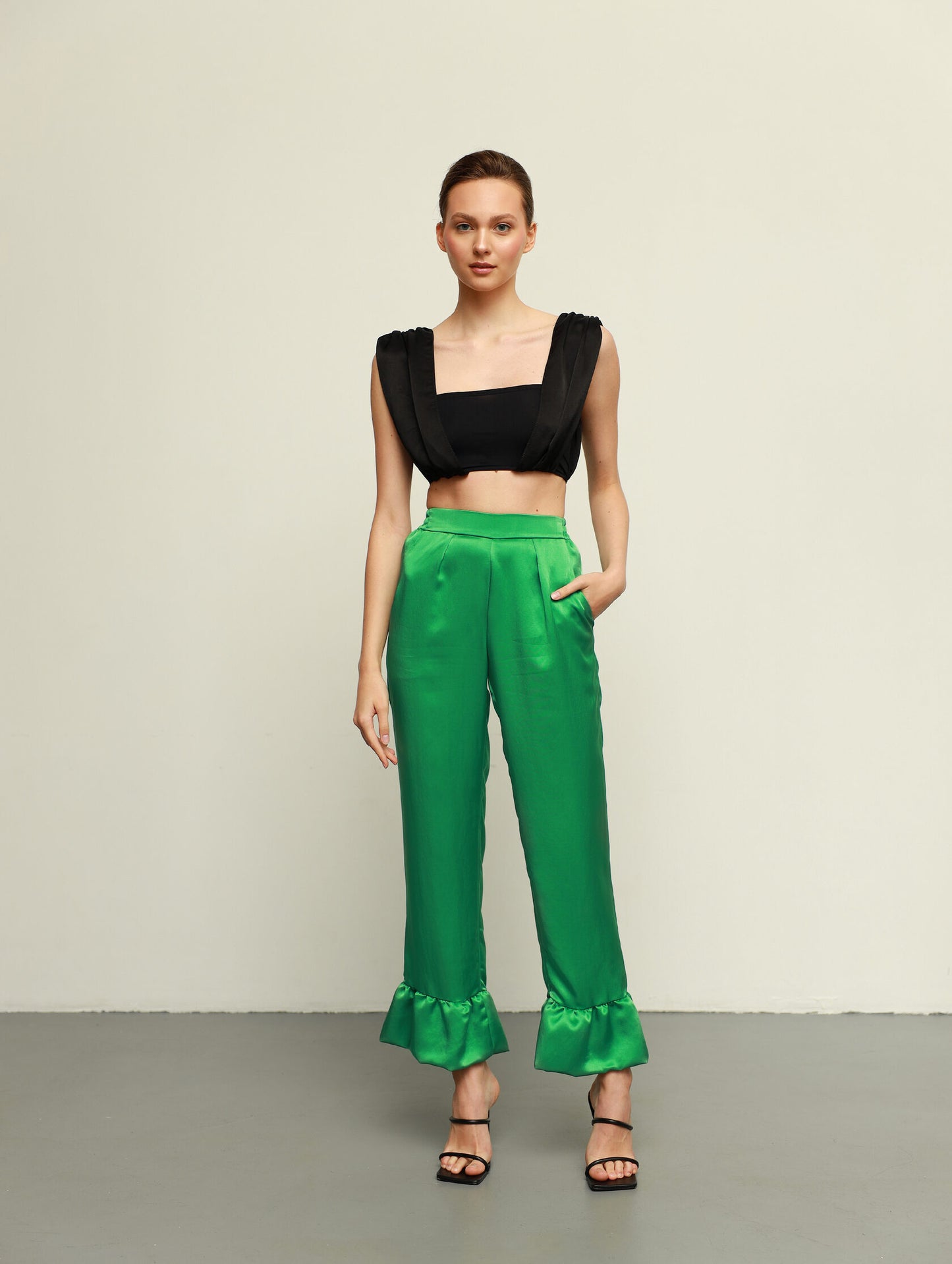 Santorini Black Pants