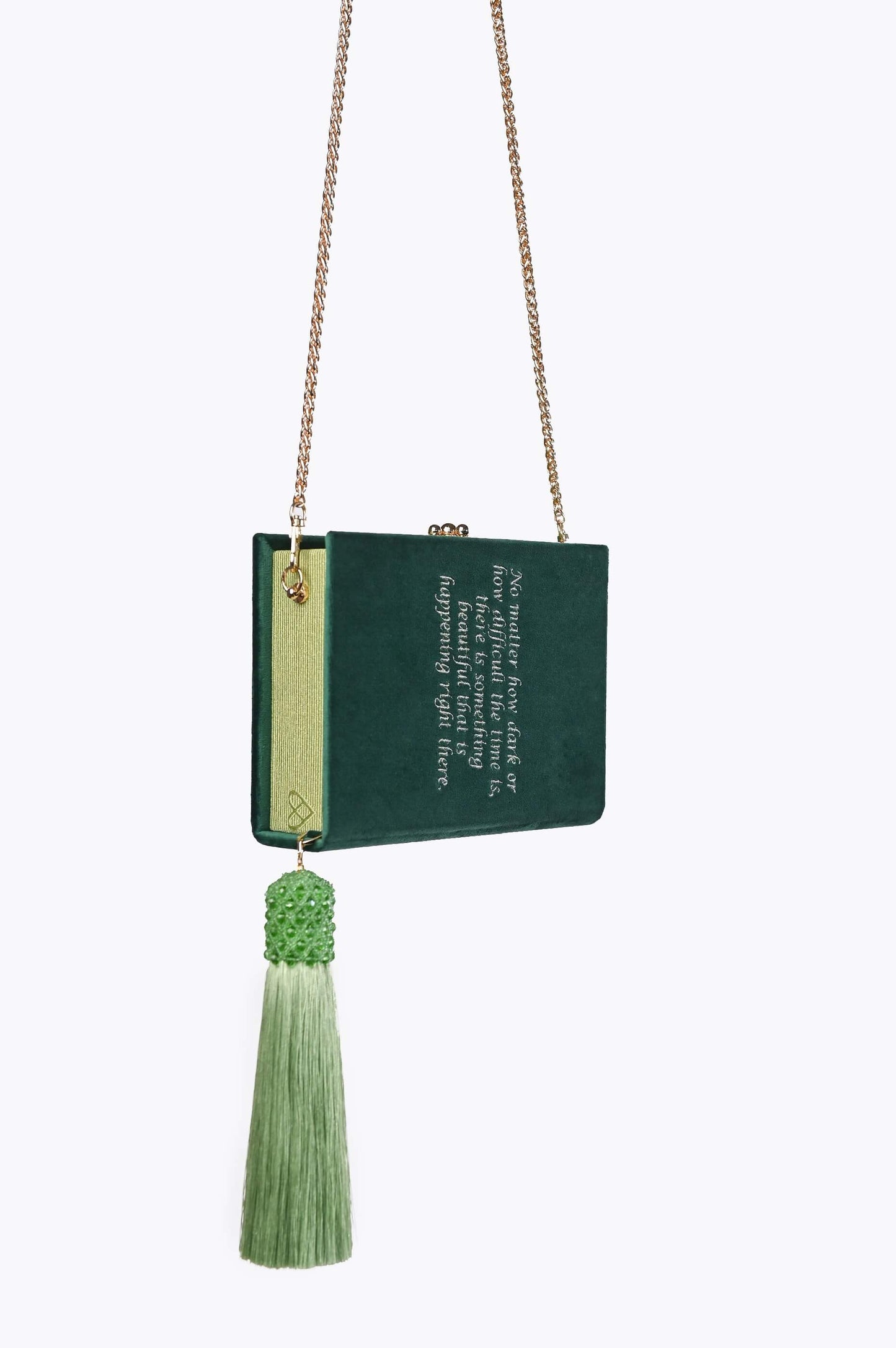 Embroidered clutch Monet
