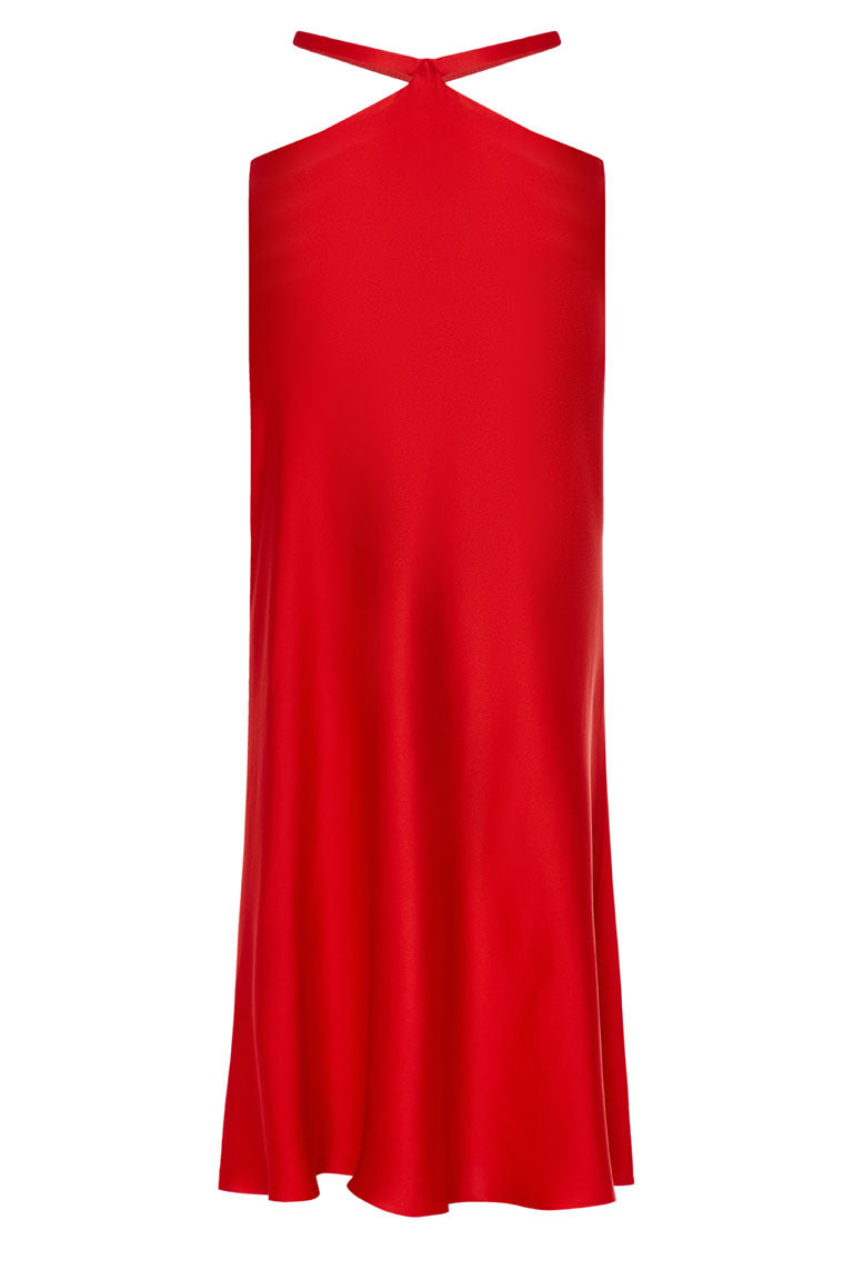 Maxi skirt with thigh cutouts