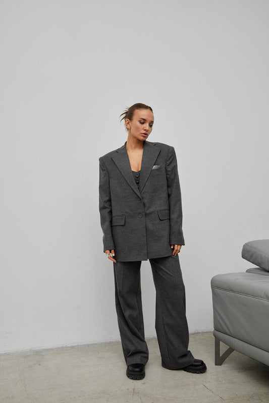 Boyfriend’s Jacket Grey