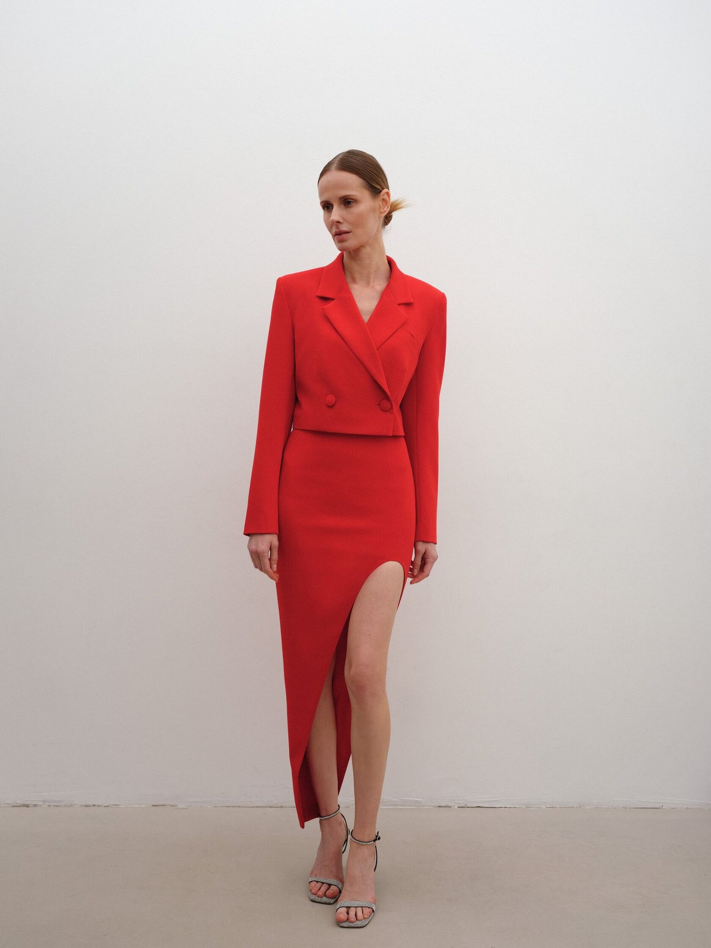Blazer cropped tailored