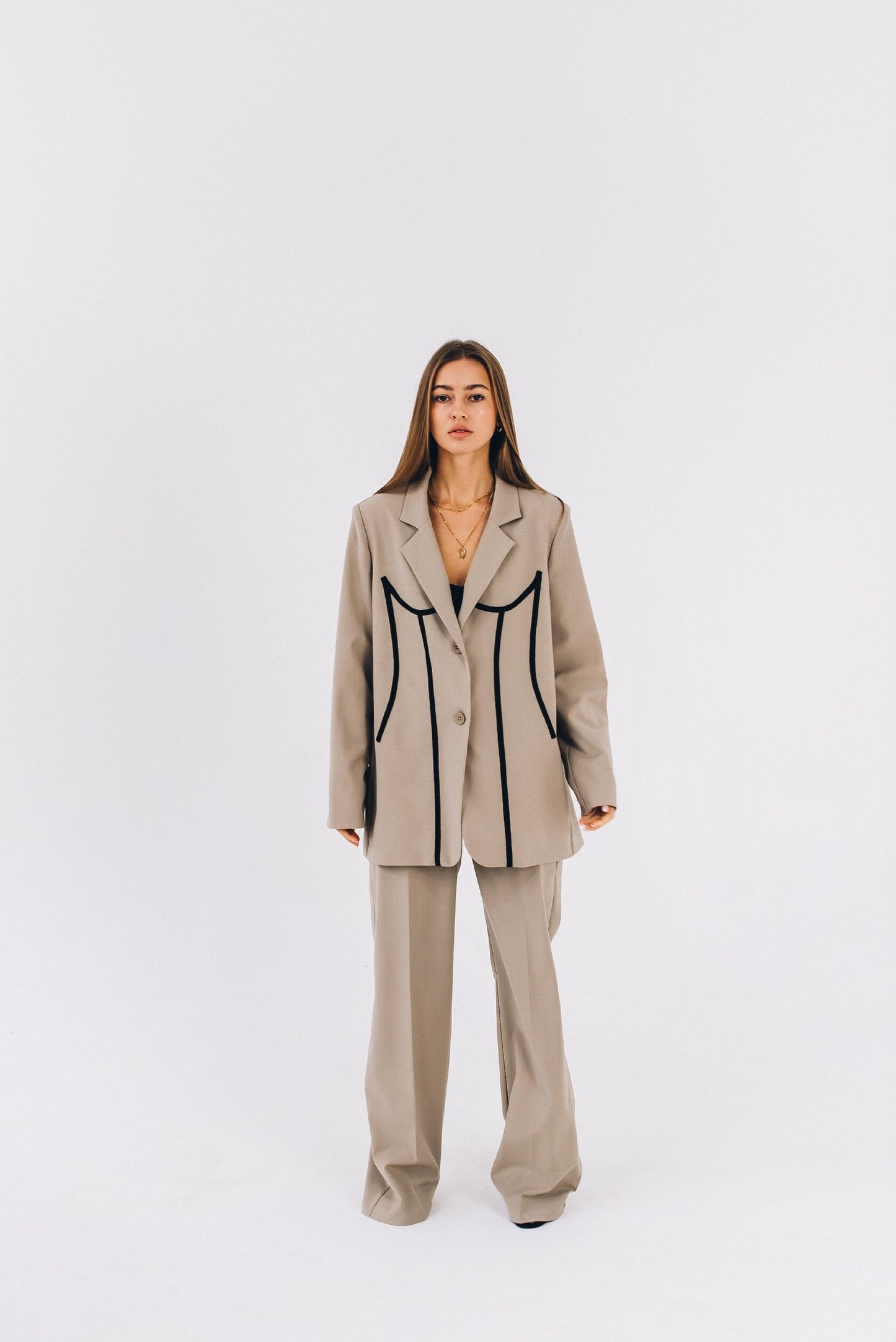 Blazer “CORSET LINES’’
