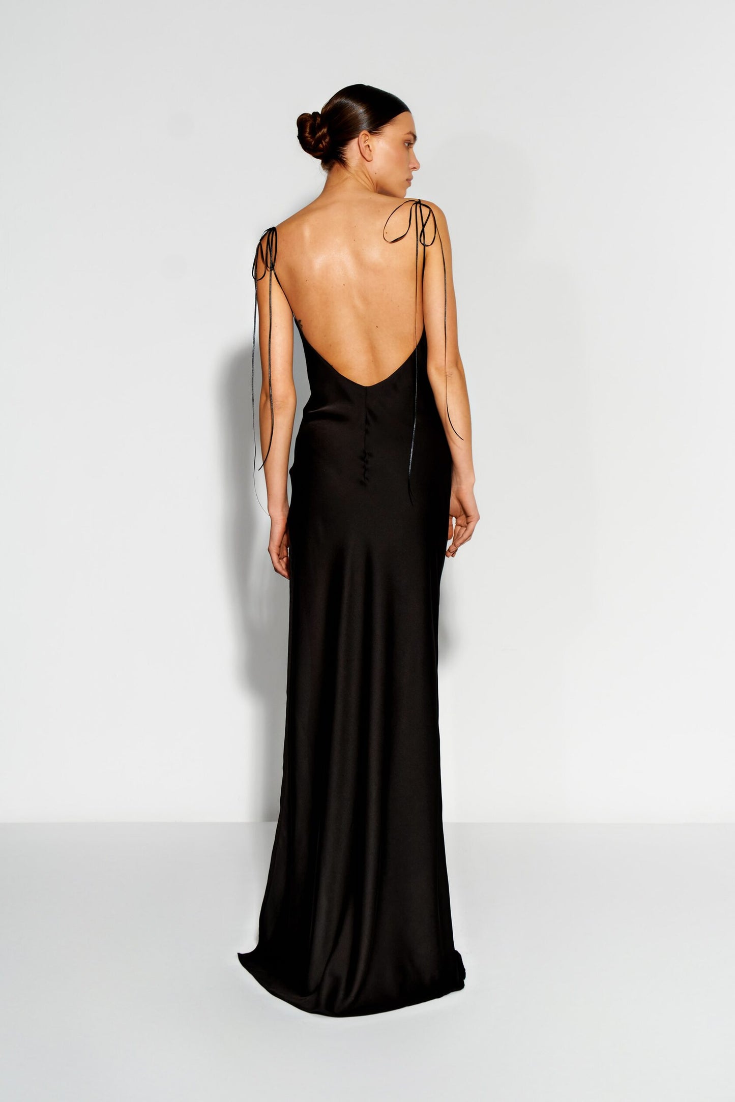 Silk satin dress