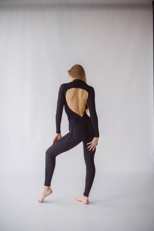 Jumpsuit with open back