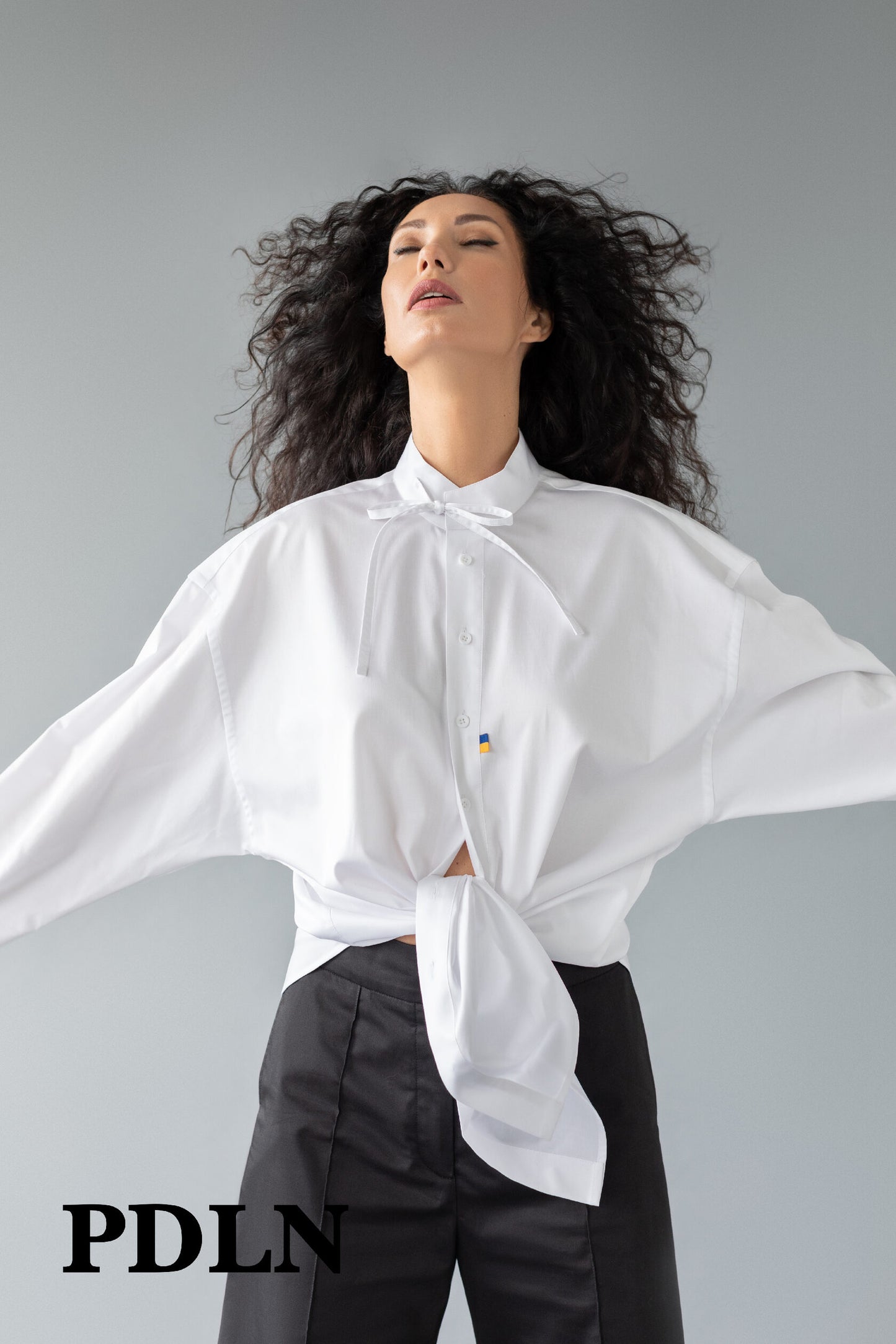 Unisex oversized cotton shirt