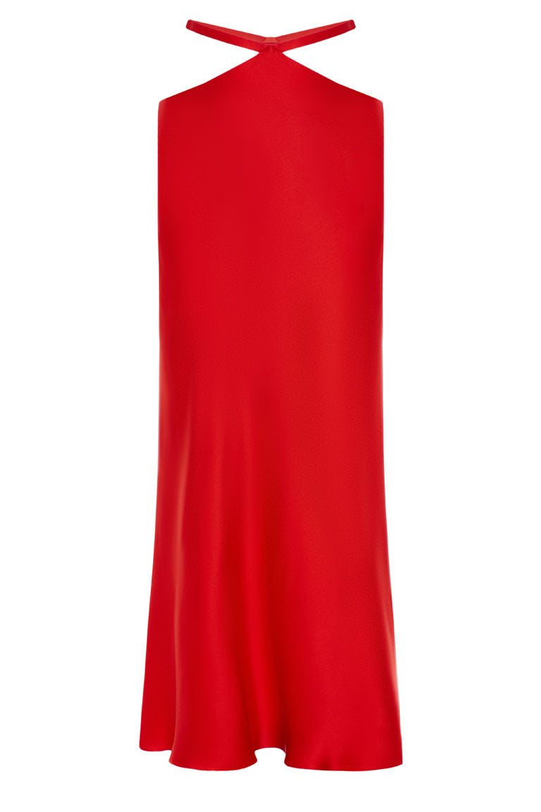 Maxi skirt with thigh cutouts
