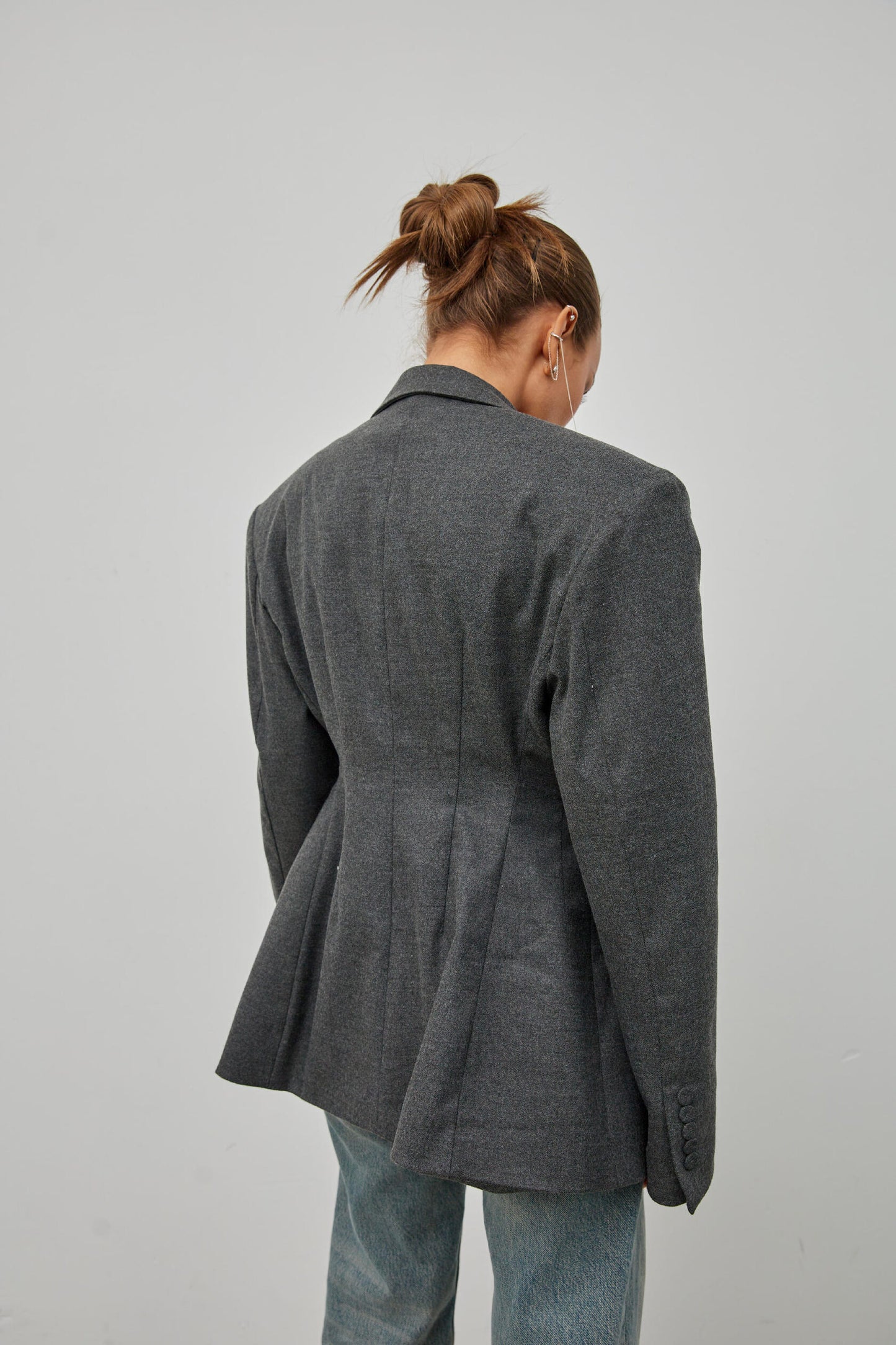 Grey fitted jacket