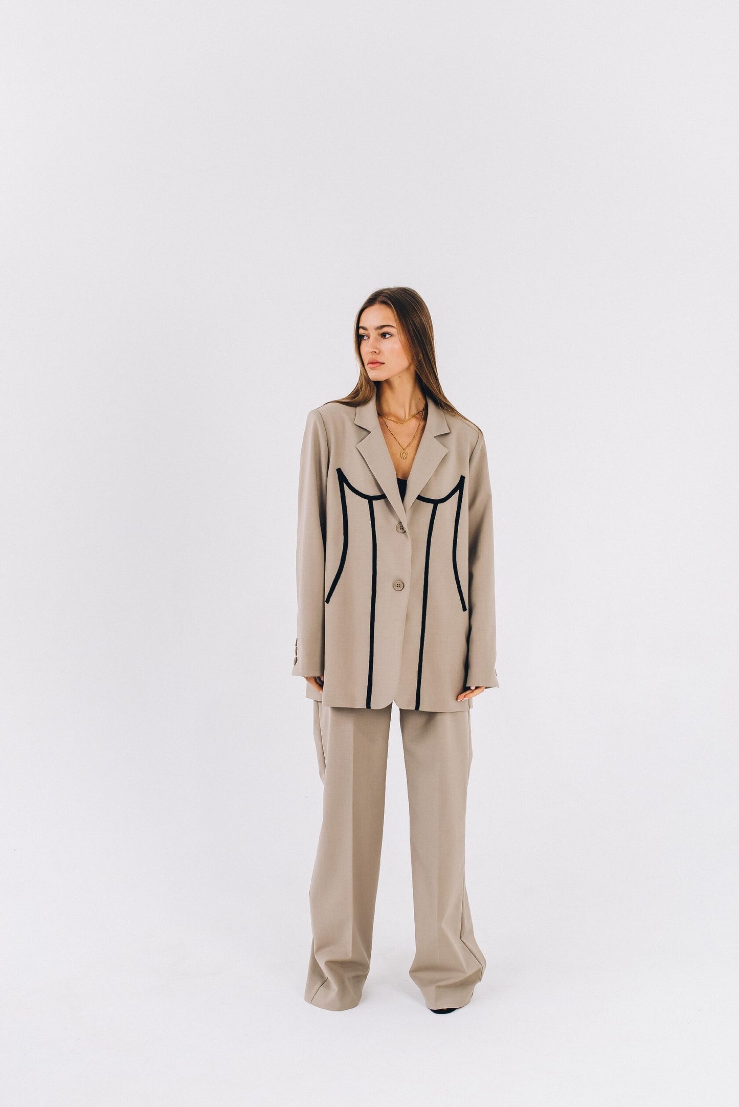 Blazer “CORSET LINES’’