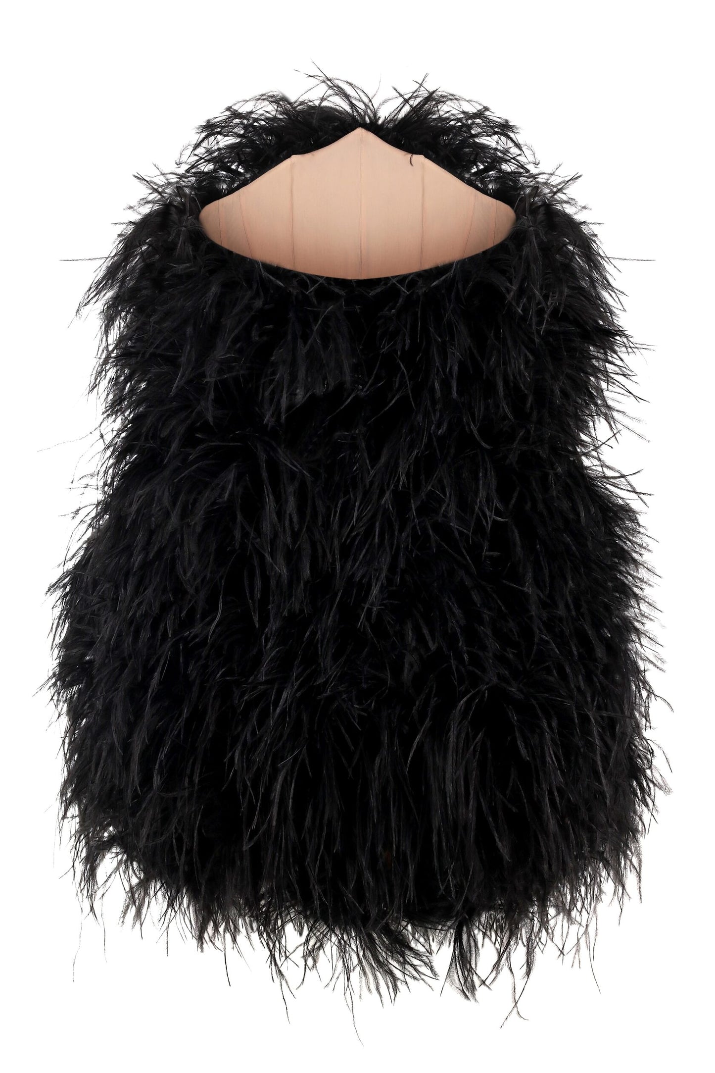 Feather mini dress