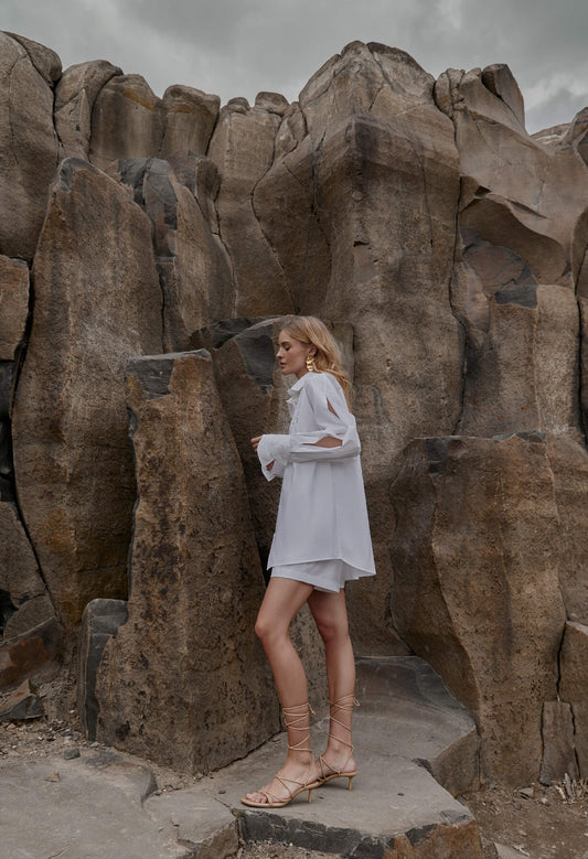 White Bermuda Shorts