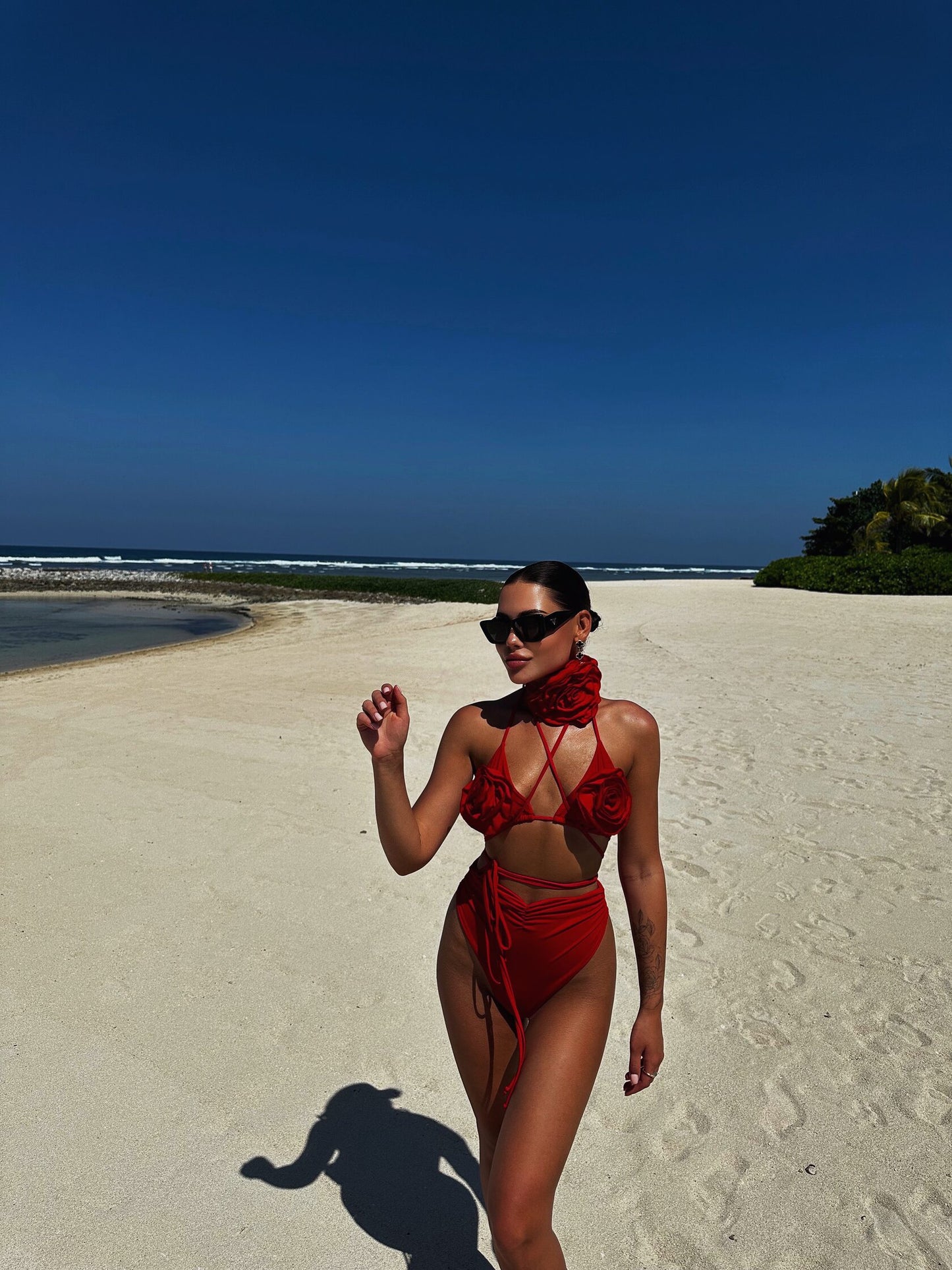 High waist swimsuit