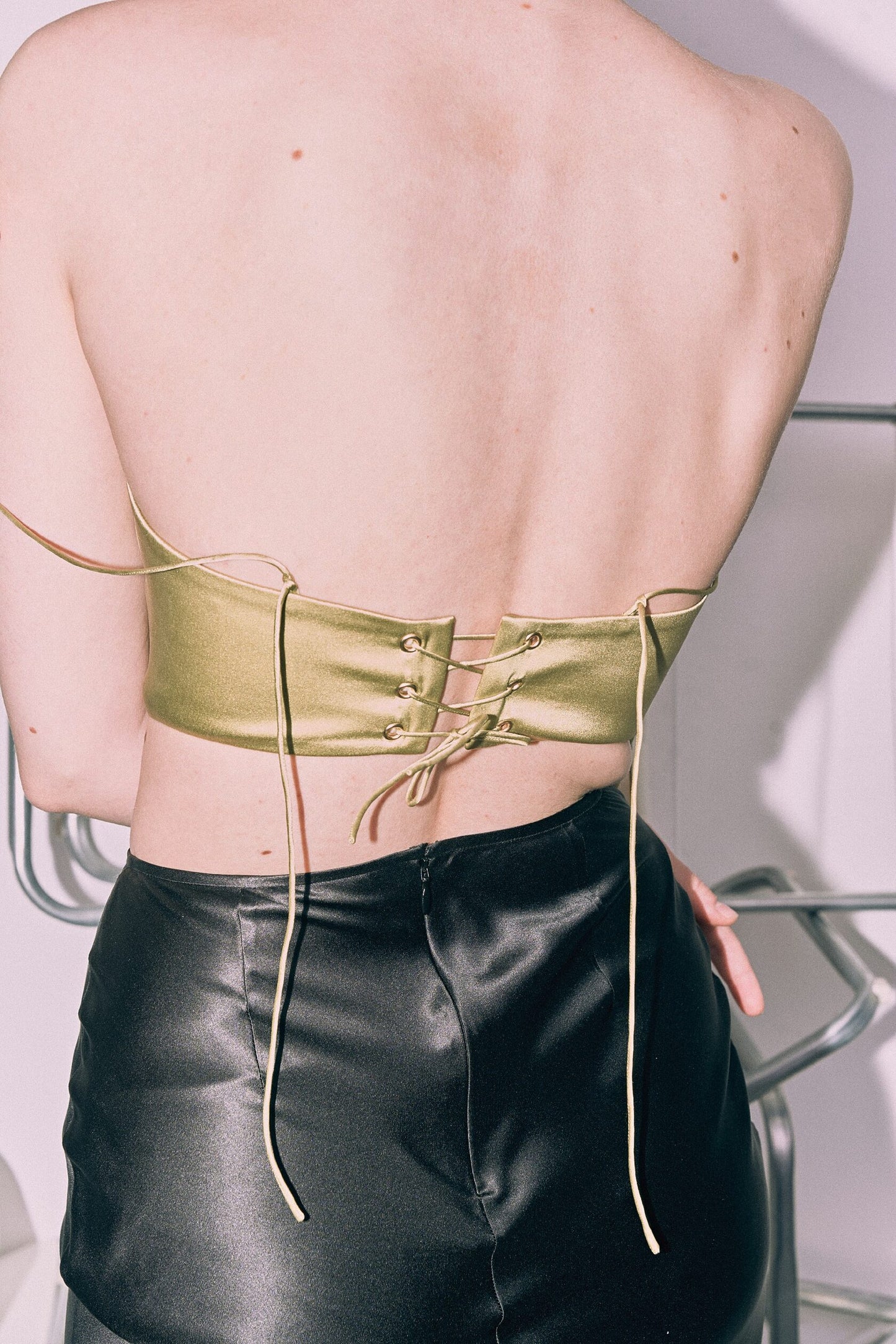 Green bustier