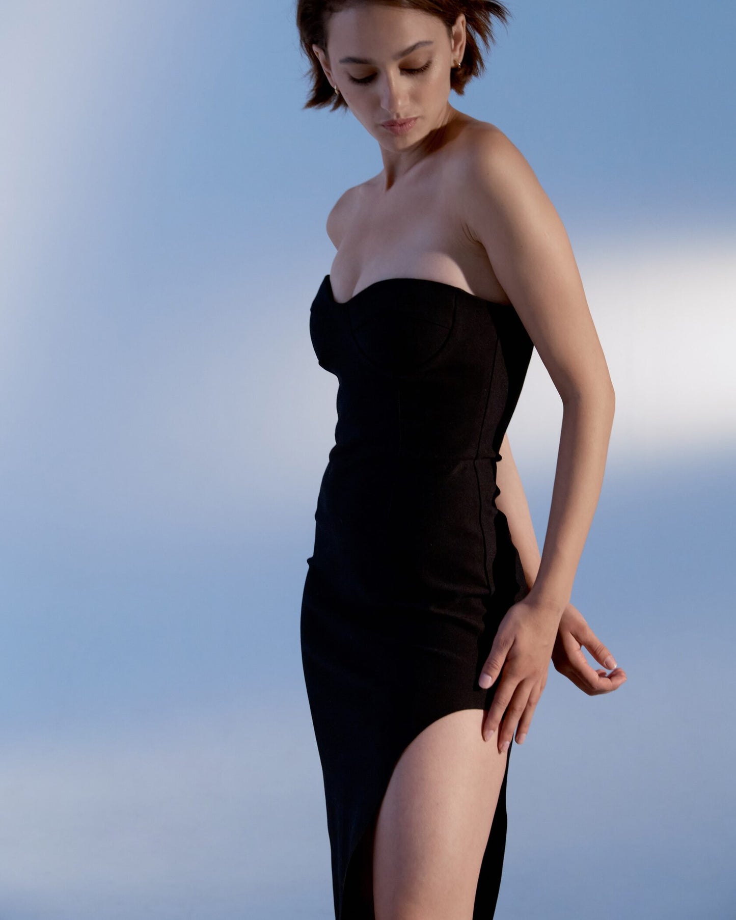 Dense knitwear dress