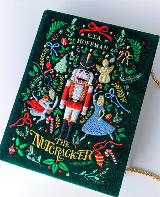 Embroidered clutch The Nutcracker and mouse king