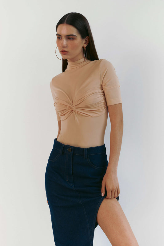 Twist detail bodysuit