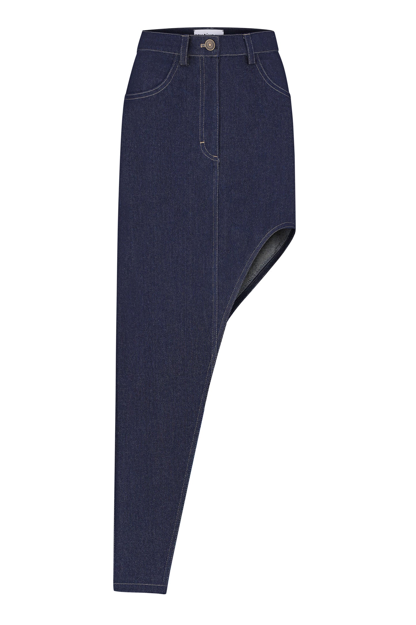 Front-slit maxi skirt