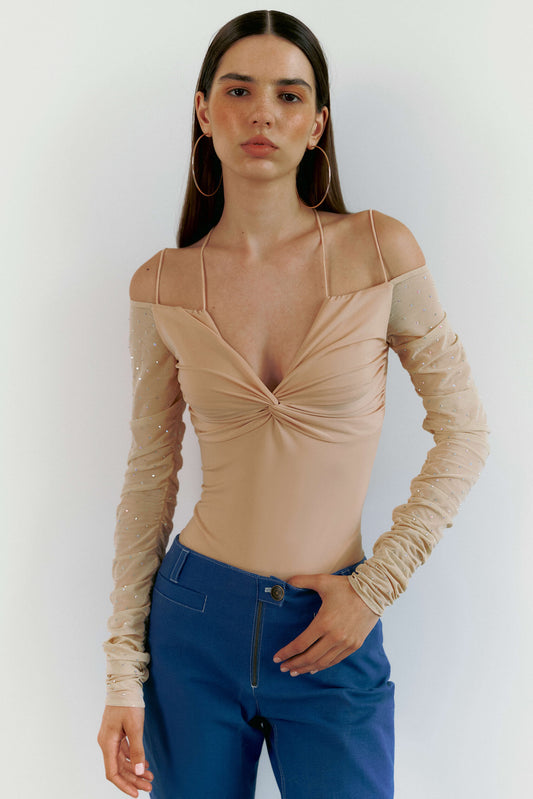 Off the shoulders bodysuit