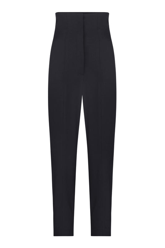 High-waisted trousers
