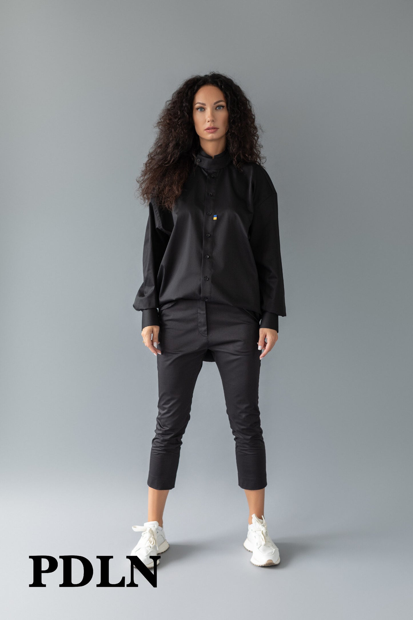 Unisex oversized cotton shirt