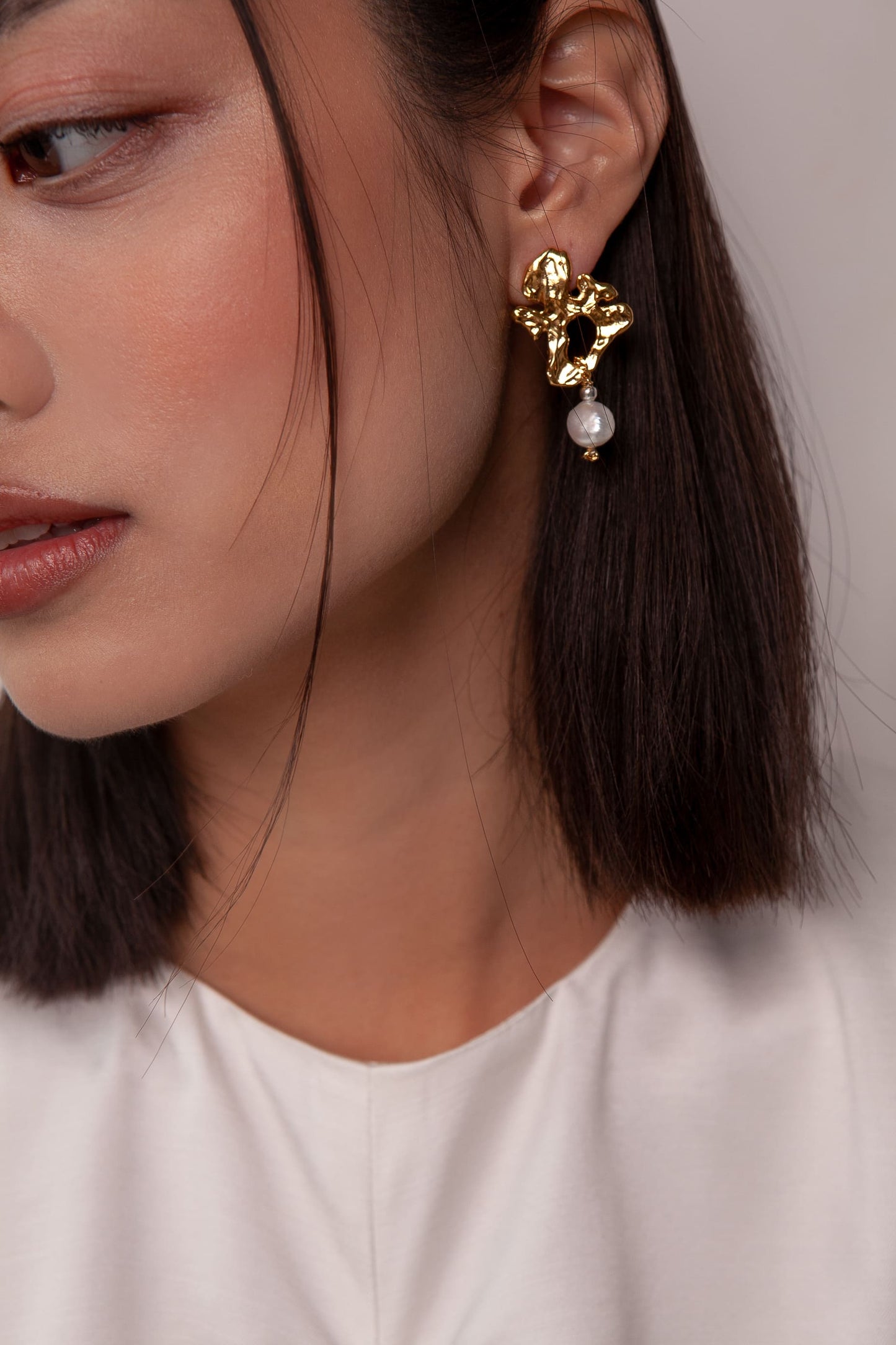 Earrings Rosa Pearl